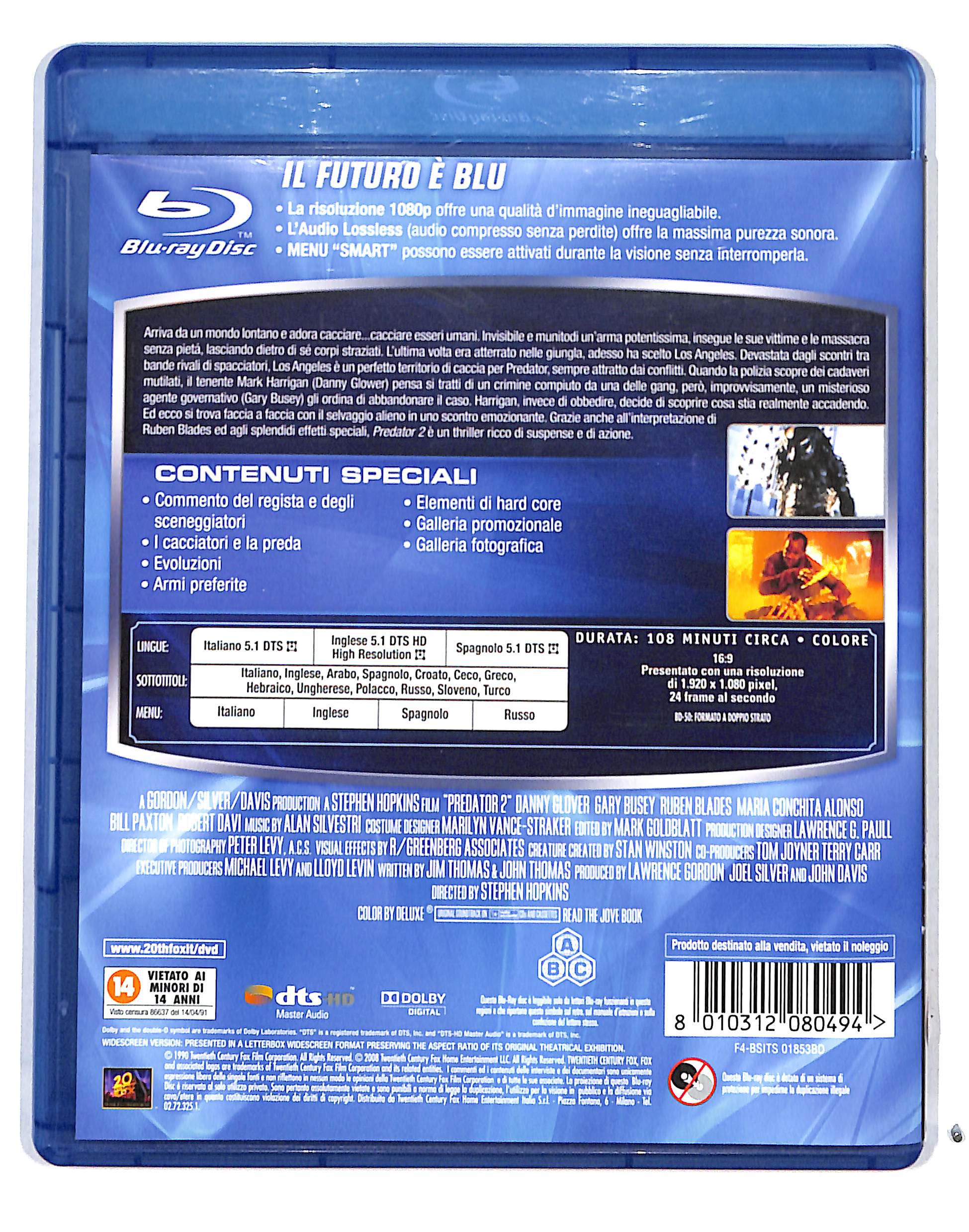 EBOND Predator 2 BLURAY BLURAY DB691124 - Image 2