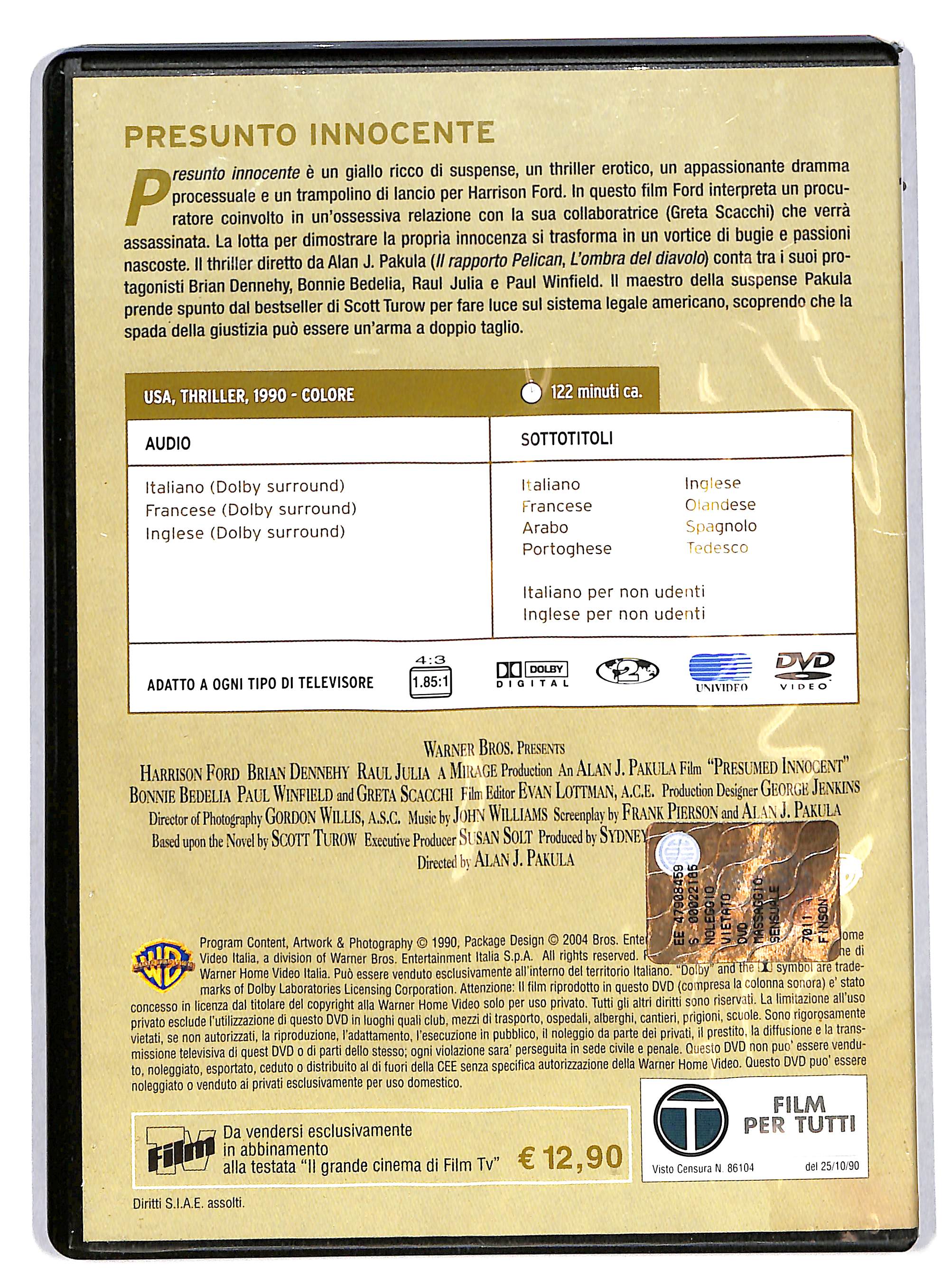 EBOND Presunto innocente EDITORIALE DVD DB708915 - Image 2