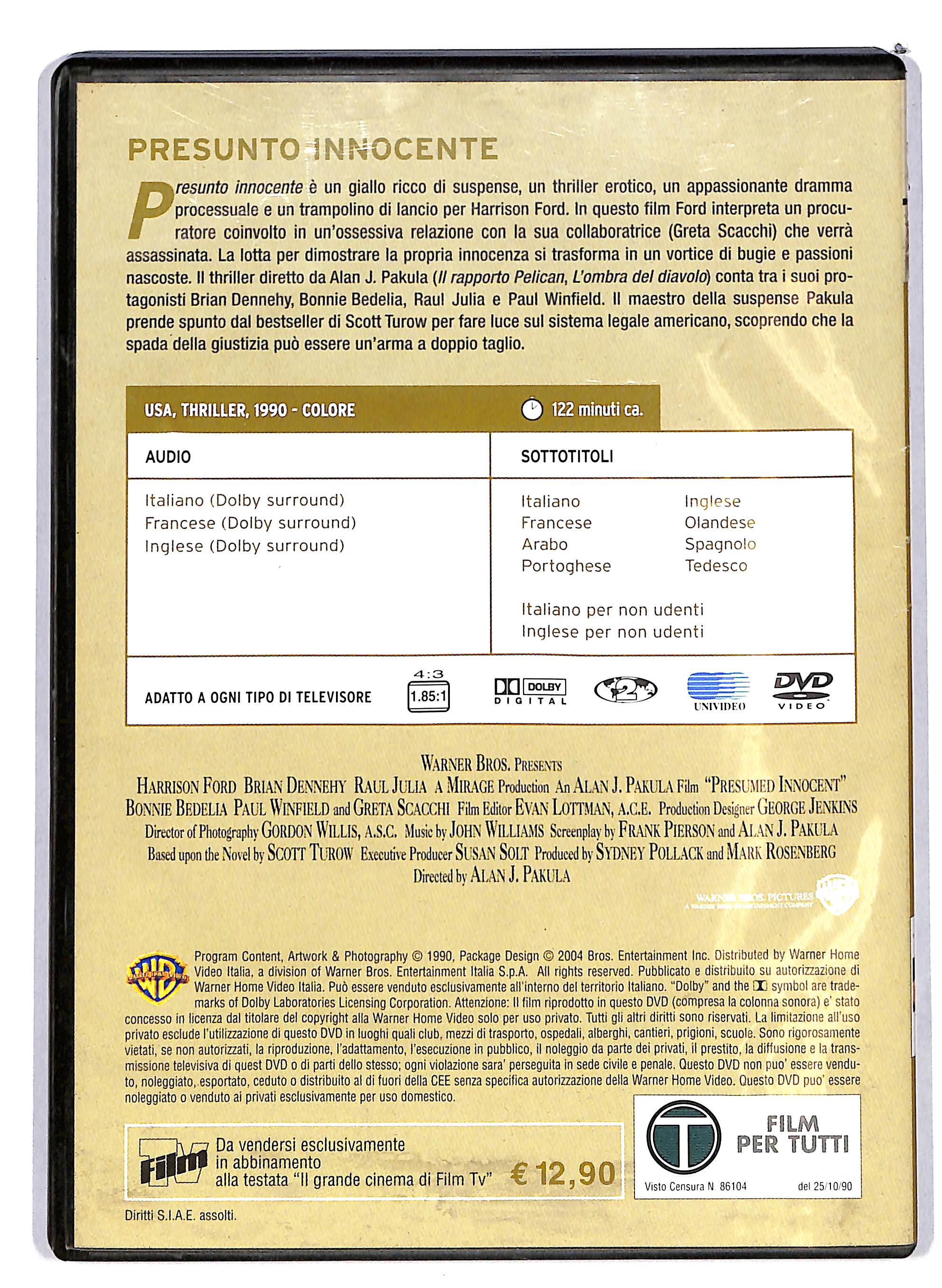 EBOND Presunto innocente EDITORIALE DVD DB713122 - Image 2