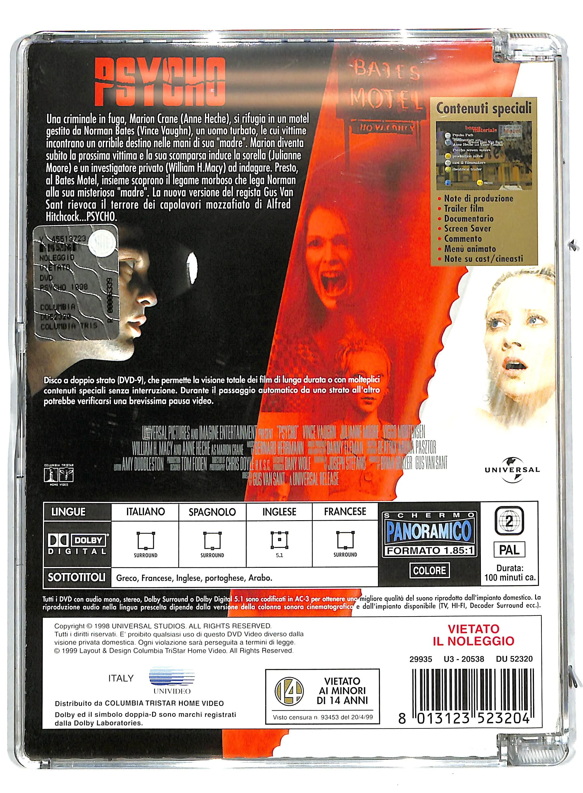 EBOND Psycho SJB DVD DB709760 - Image 2