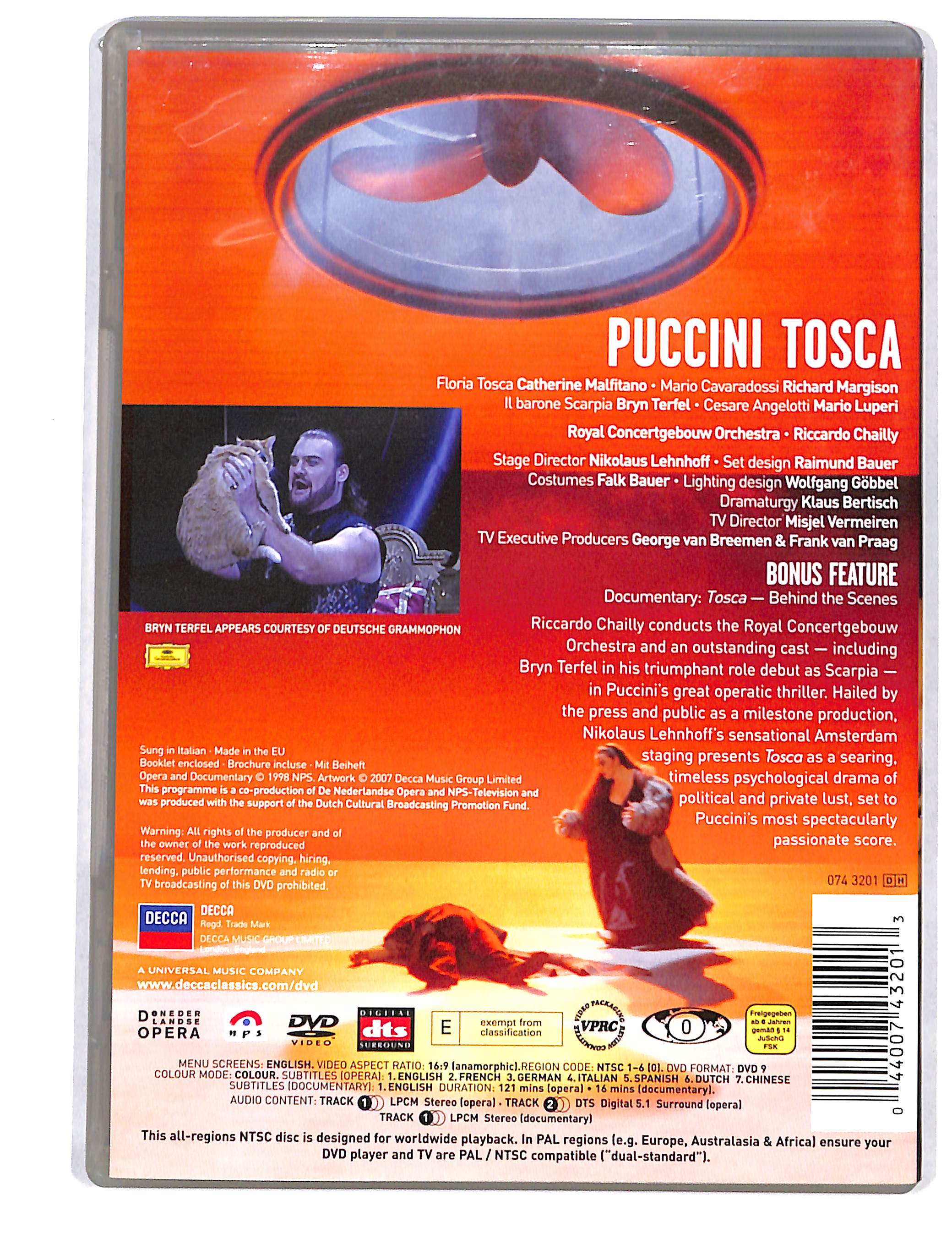 EBOND Puccini Tosca DVD DB740124 - Image 2