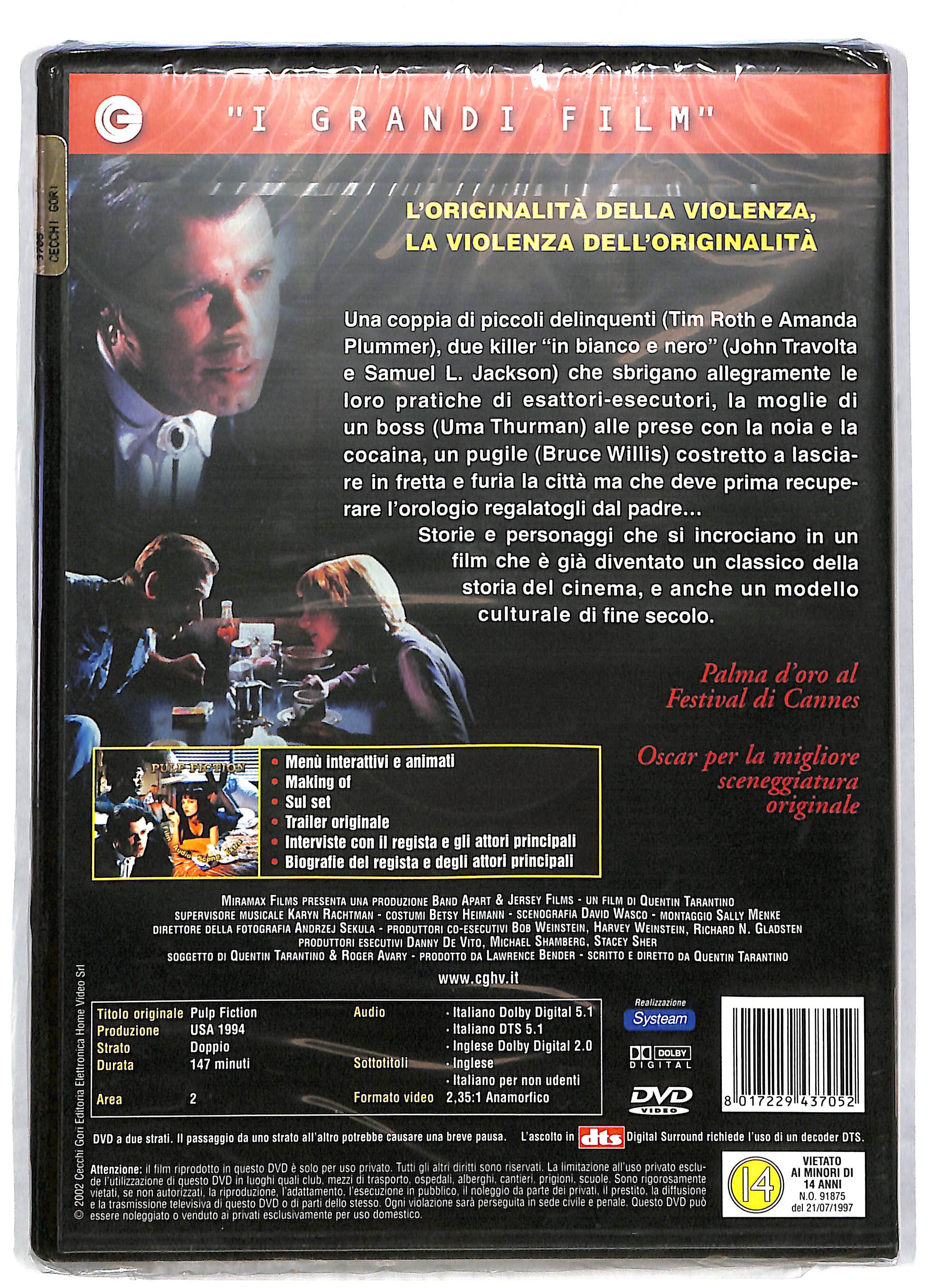 EBOND Pulp Fiction DVD DB685909 - Image 2