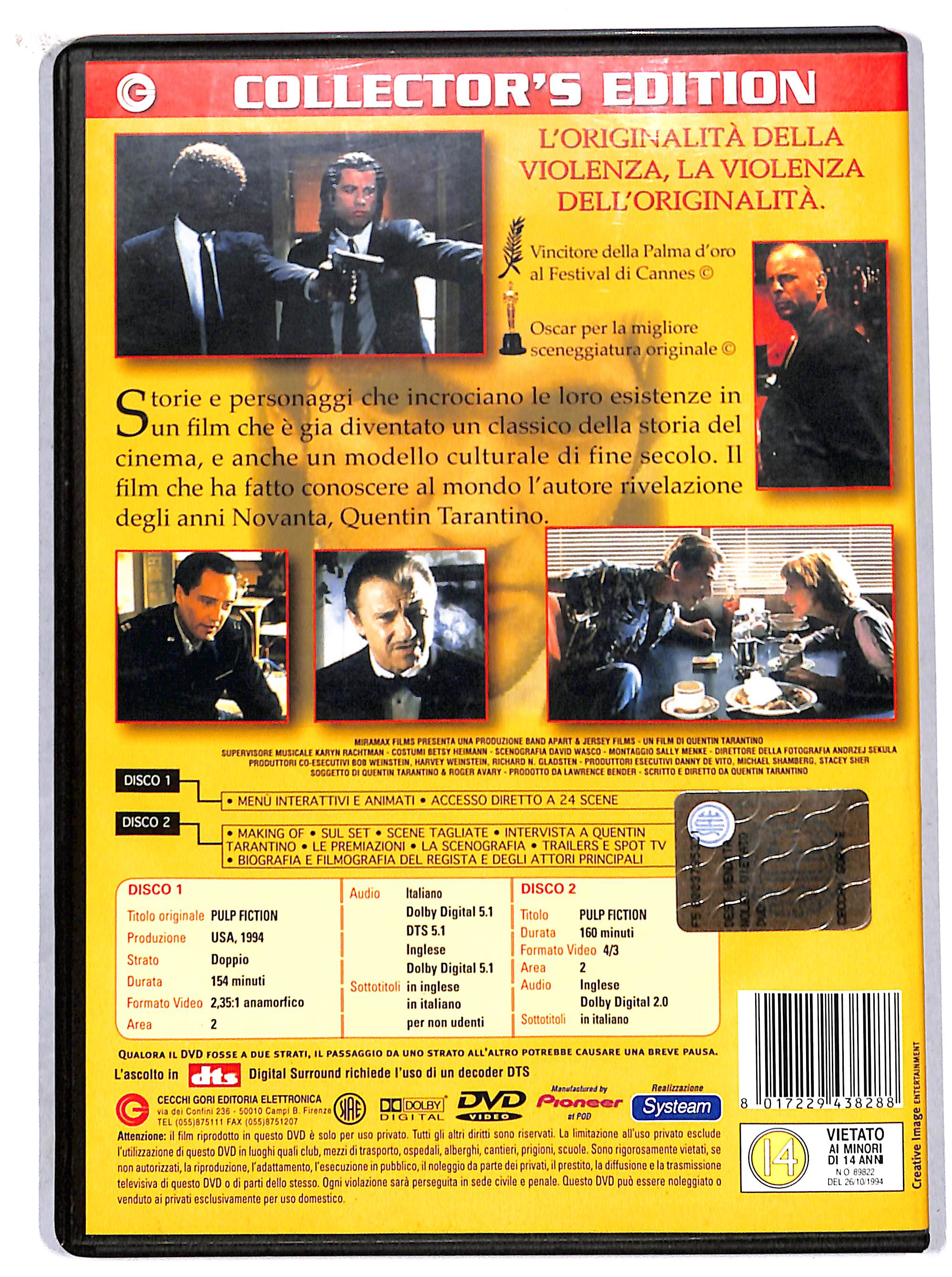 EBOND pulp fiction DVD DB722135 - Image 2