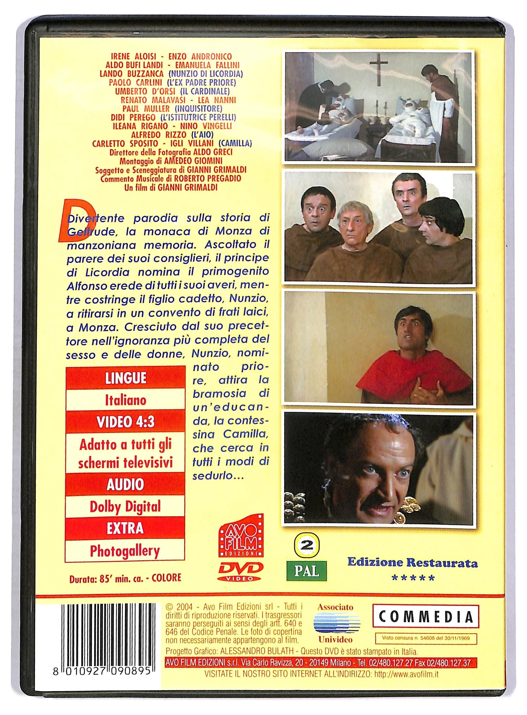 EBOND Puro siccome un angelo papa mi fece monaco... di Monza DVD DB754245 - Image 2