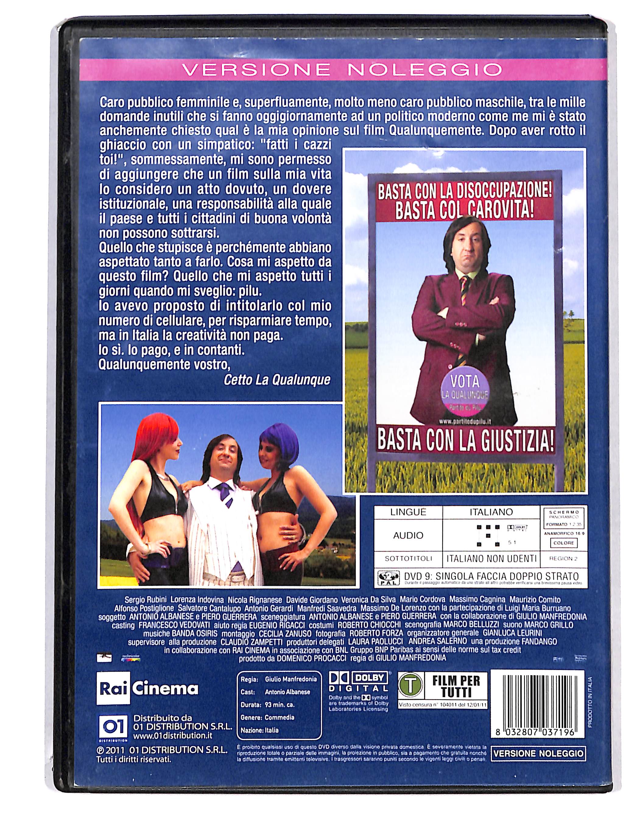 EBOND Qualunquemente NOLEGGIO DVD DB709971 - Image 2