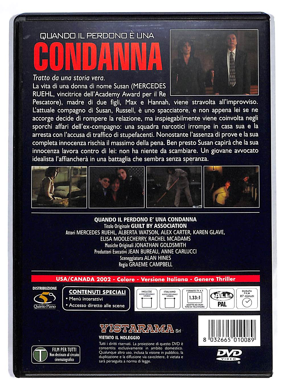EBOND Quando il perdono e' una condanna DVD DB742361 - Image 2