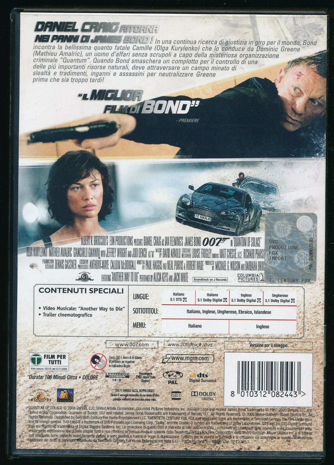 EBOND Quantum Of Solace NOLEGGIO DVD DB766804 - Image 2