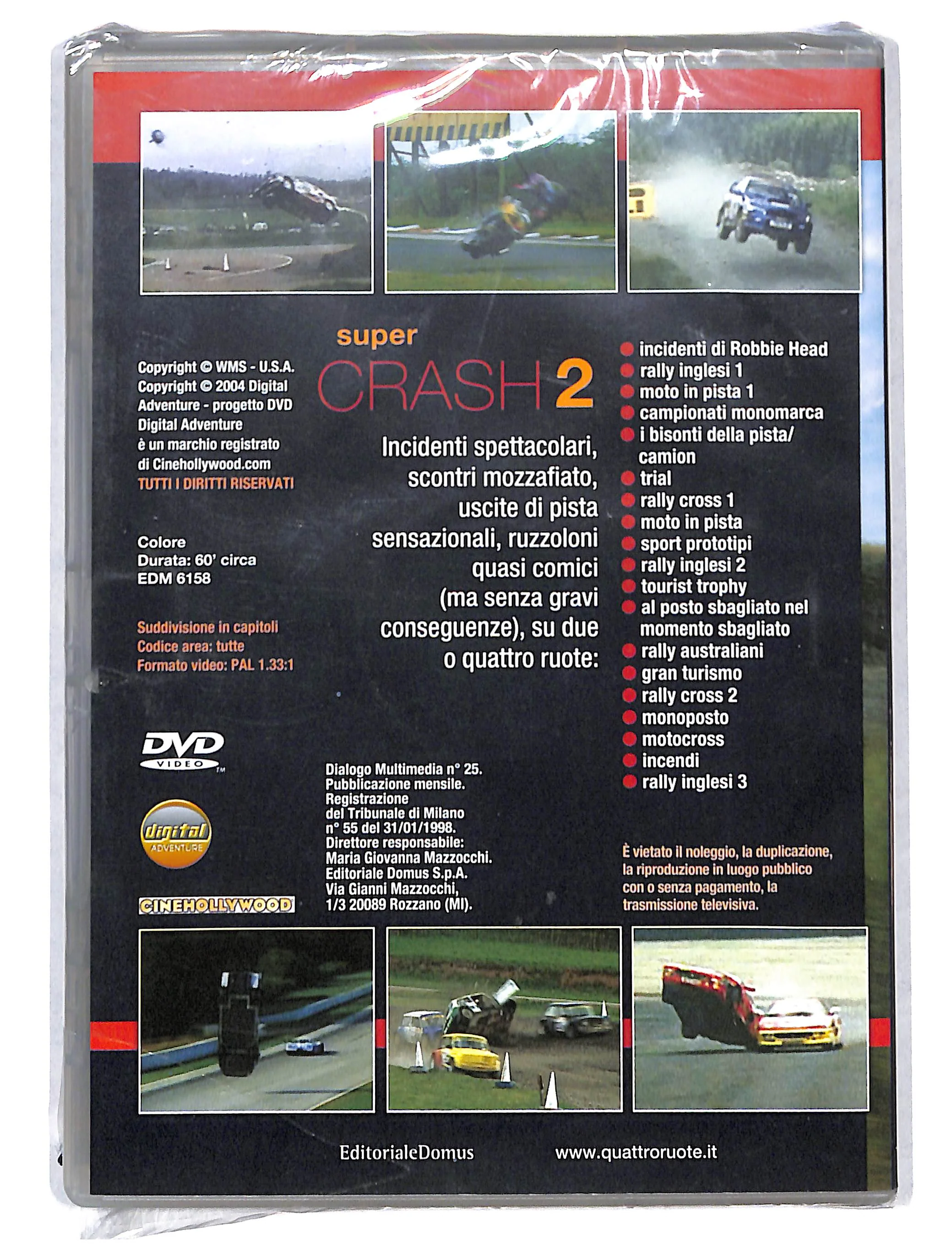 EBOND Quattroruote Motor Show Super Crash 2 EDITORIALE DVD DB736340 - Image 2
