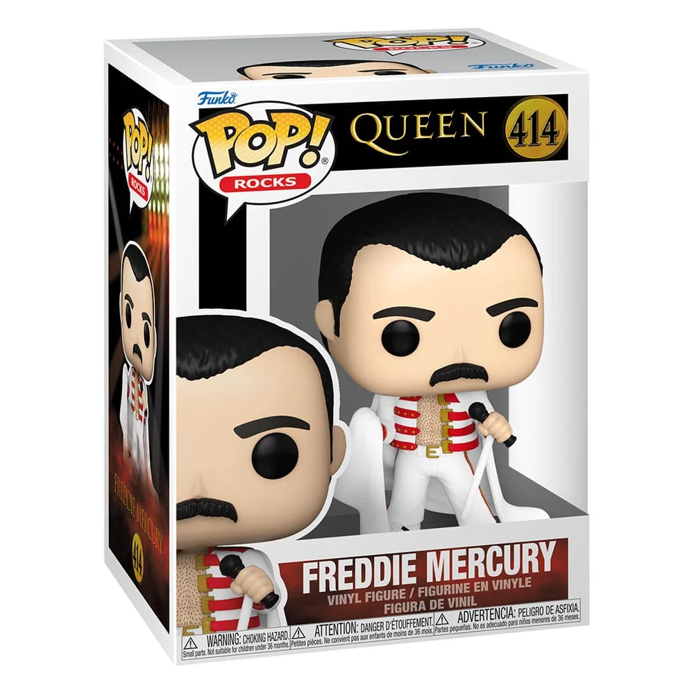 QUEEN POP! ROCKS VINYL FIGURE FREDDIE MERCURY WITH CAPE 9 CM P038005 - Image 2