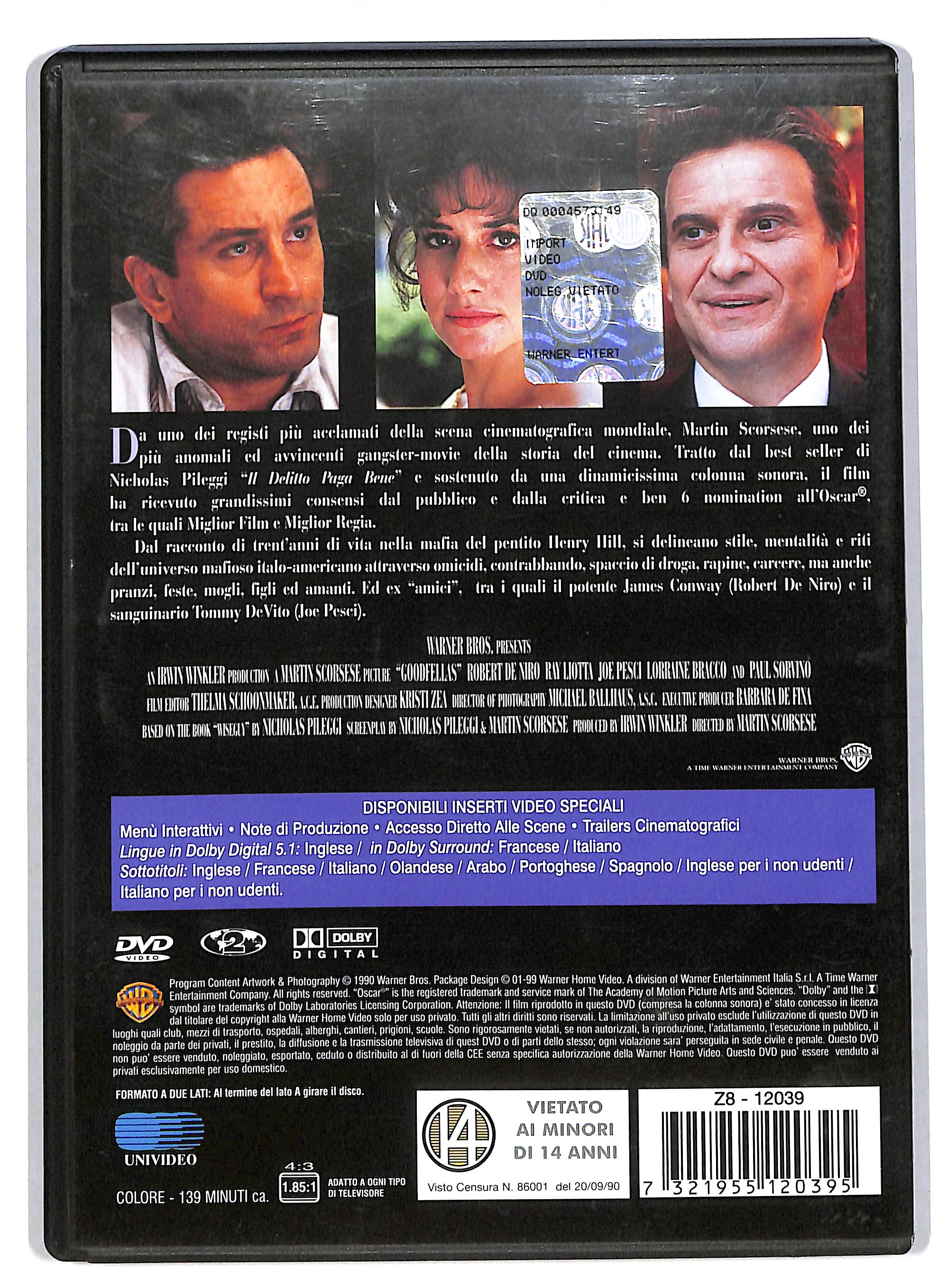 EBOND Quei bravi ragazzi DVD DB714232 - Image 2
