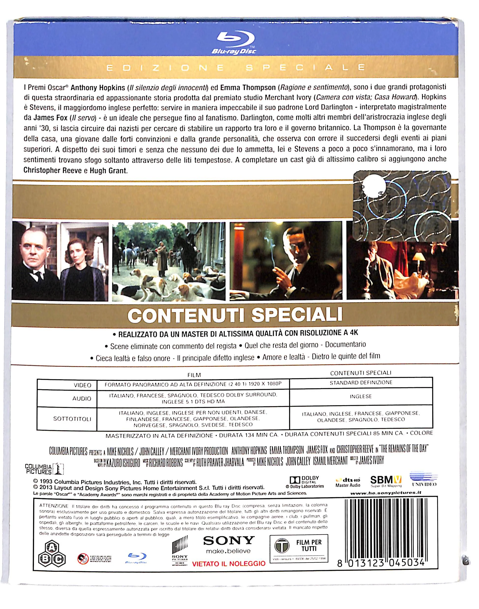 EBOND Quel che resta del giorno BLURAY DB689772 - Image 2