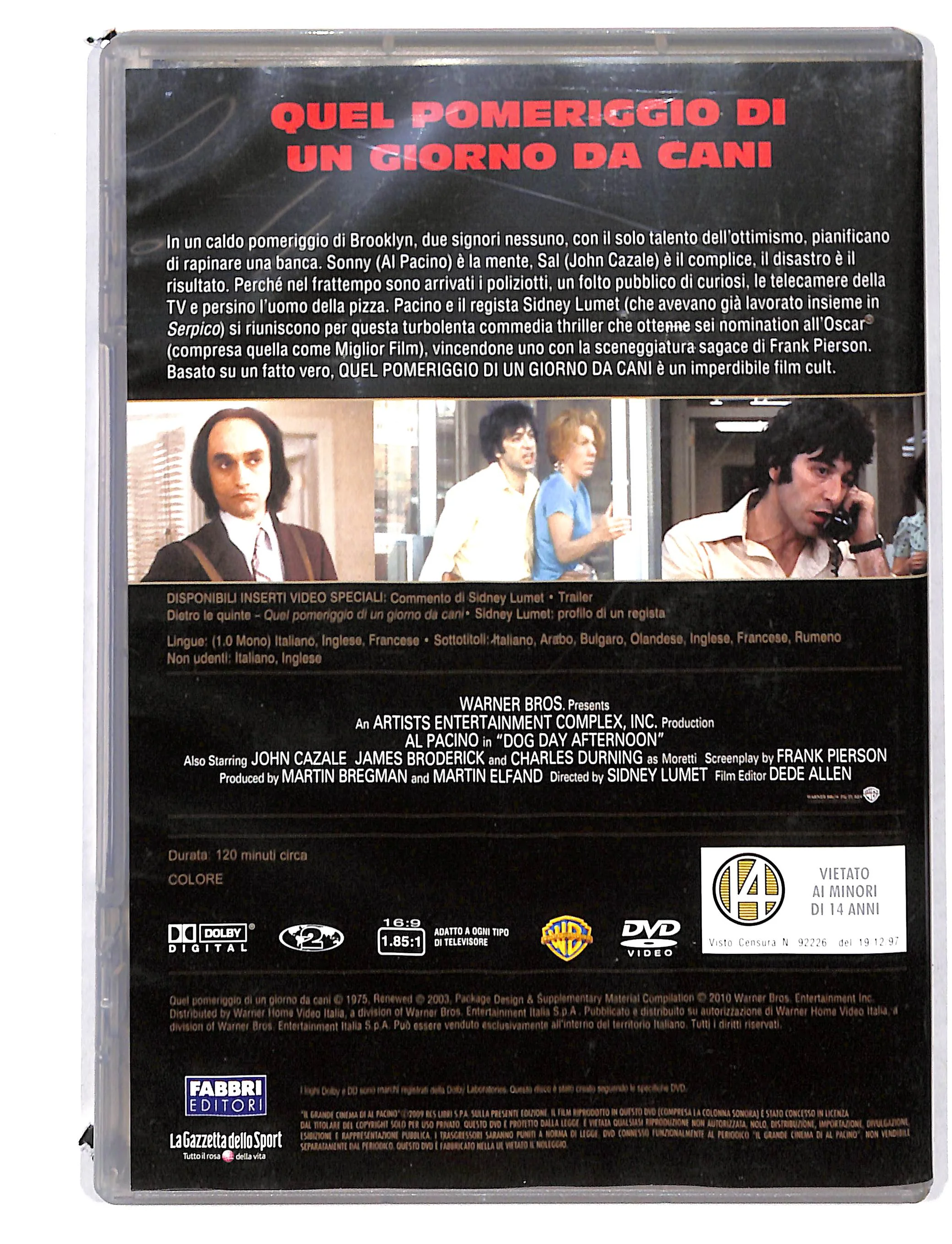 EBOND Quel Pomeriggio di un giorno da cani EDITORIALE DVD DB725447 - Image 2