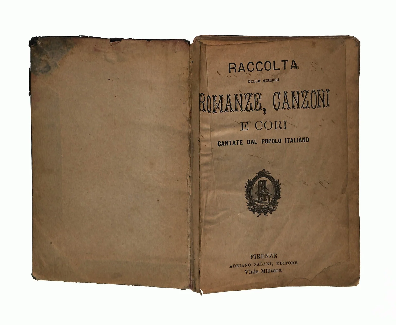 EBOND Raccolta Delle Migliori Romanze Salani 1904 Libretto Libro LI046315 - Image 2