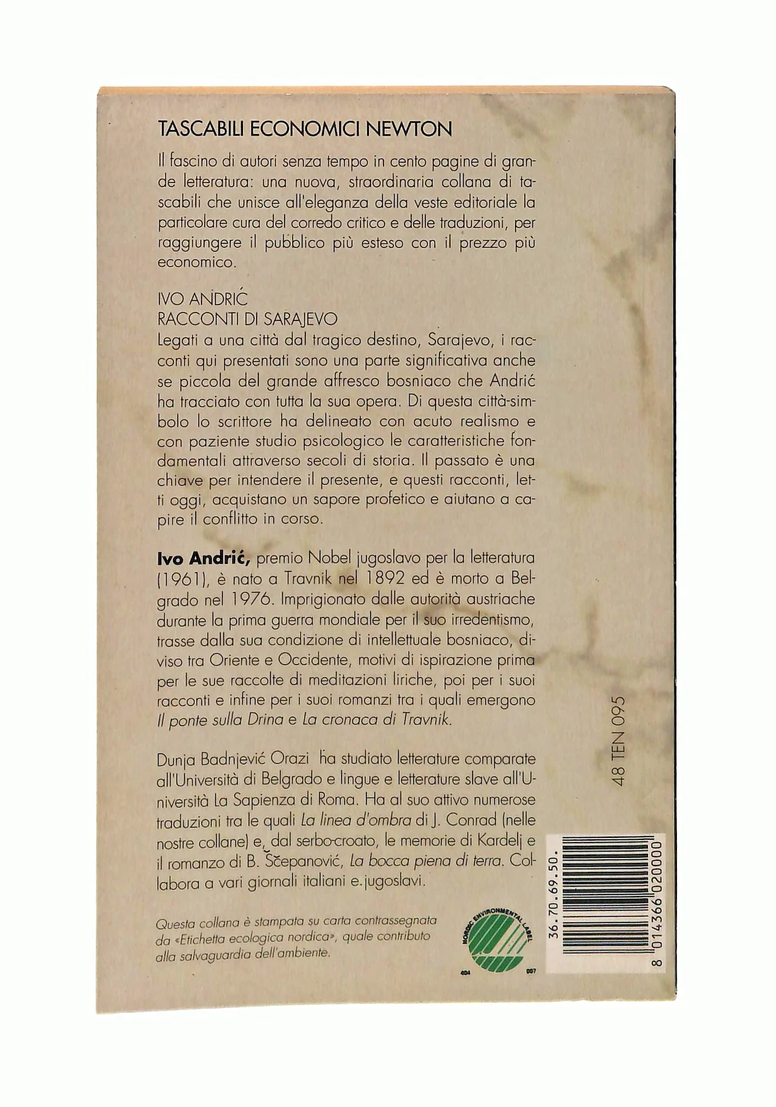 EBOND Racconti Di Sarajevo Ivo Andric Newton Libro LI046436 - Image 2