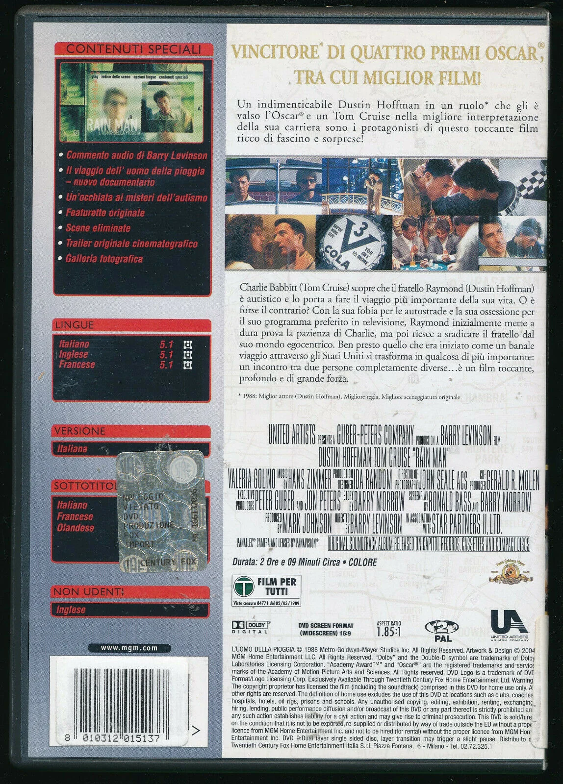 EBOND Rain Man DVD DB742154 - Image 2
