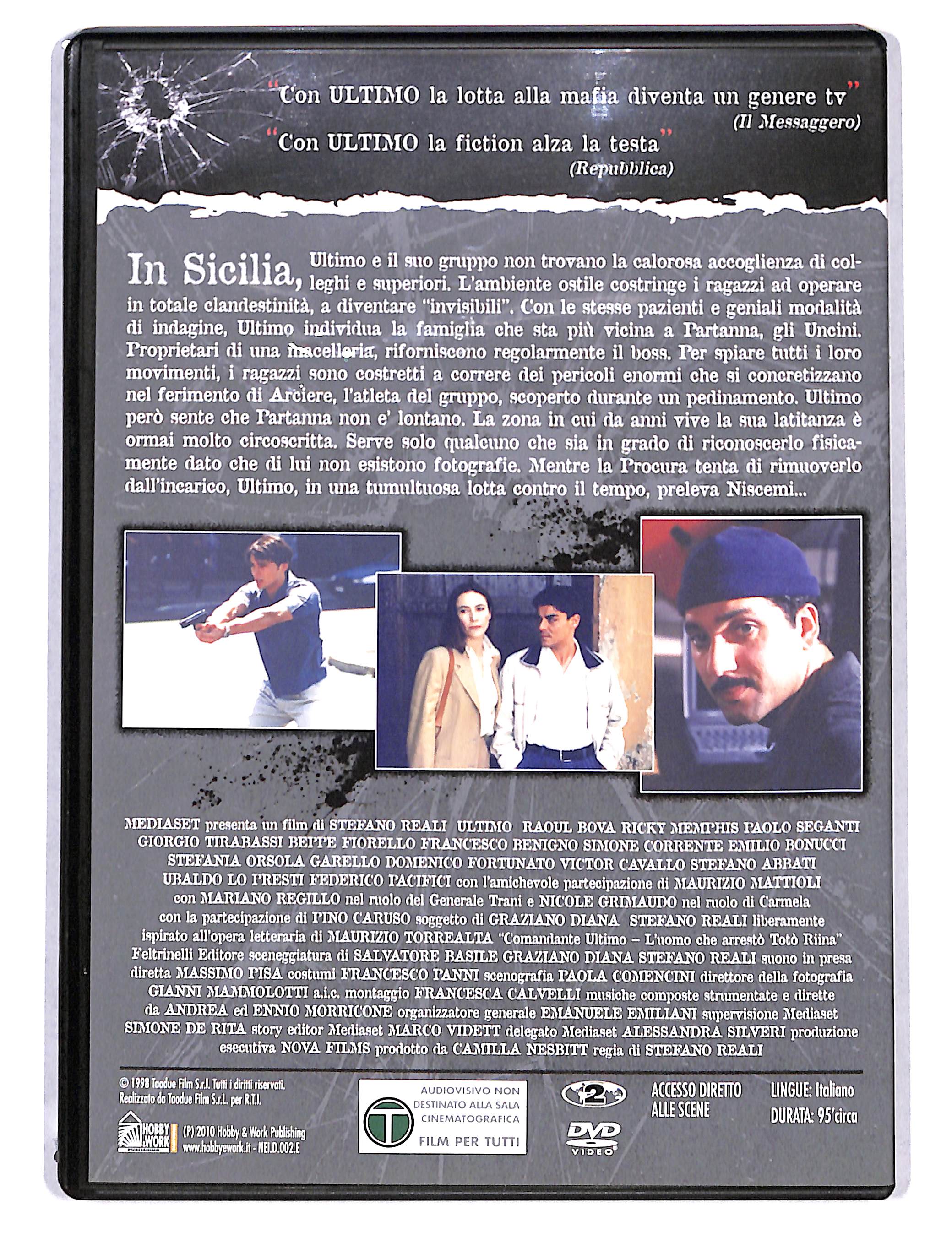 EBOND Raoul Bova e Ultimo seconda parte EDITORIALE DVD DB736855 - Image 2