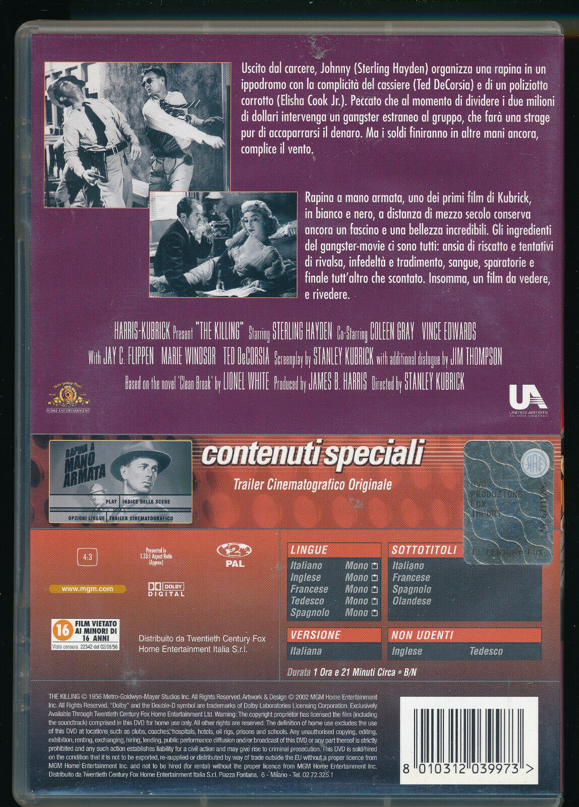 EBOND Rapina a Mano Armata DVD DB712152 - Image 2