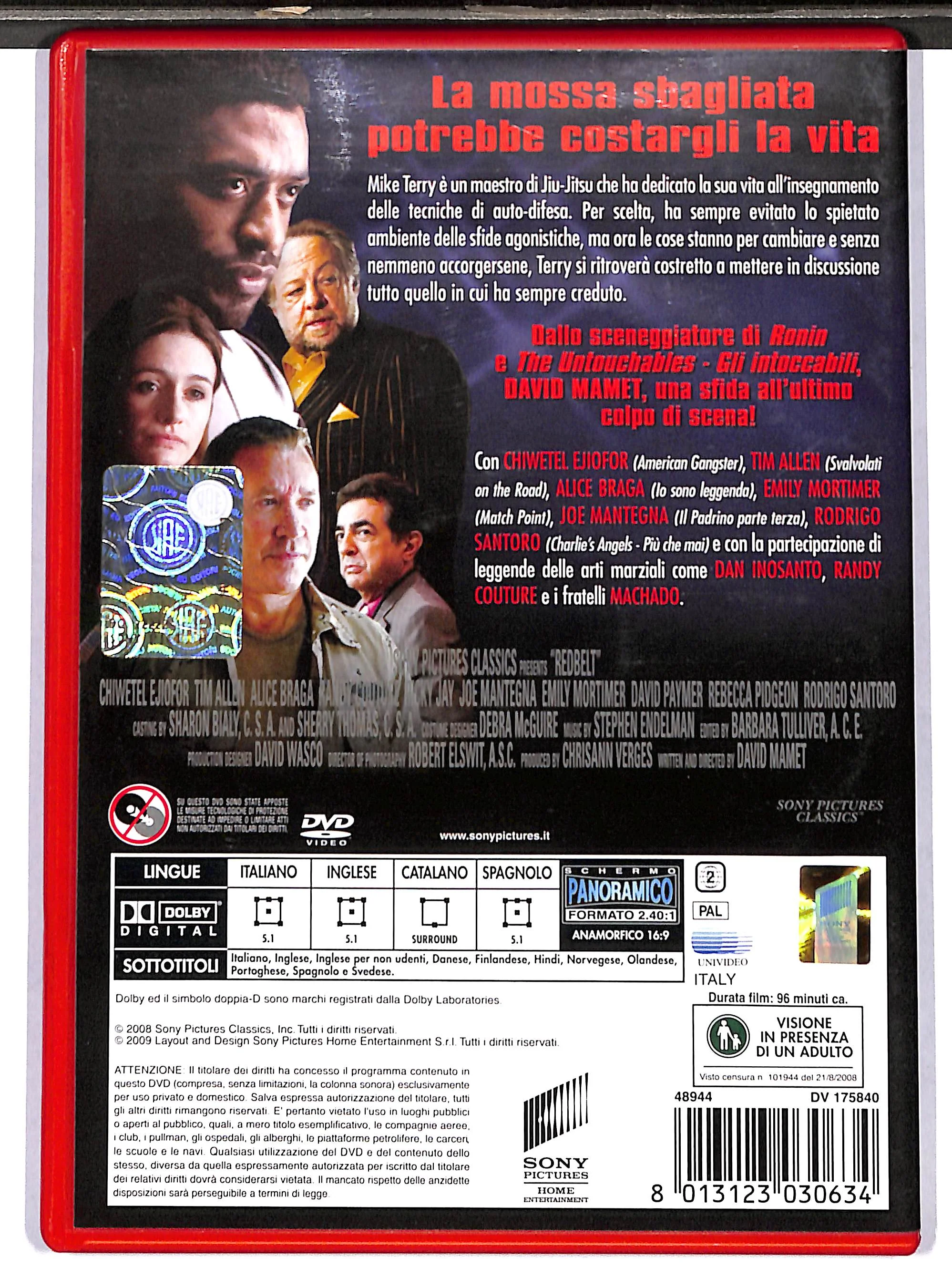 EBOND redbelt NOLEGGIO DVD DB759153 - Image 2