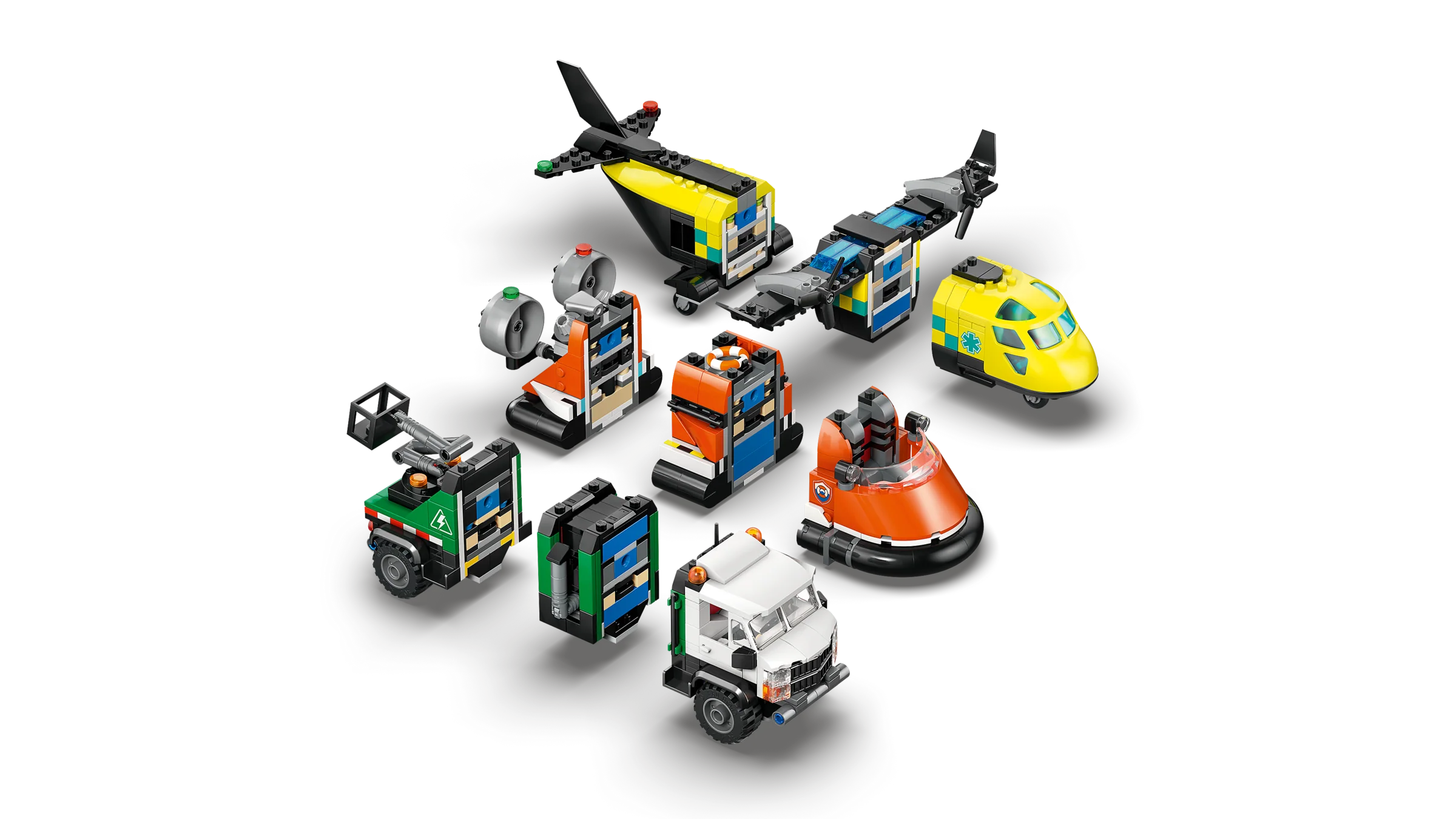 LEGO 60505 Remix aereo, camion di servizio e hovercraft - Image 4