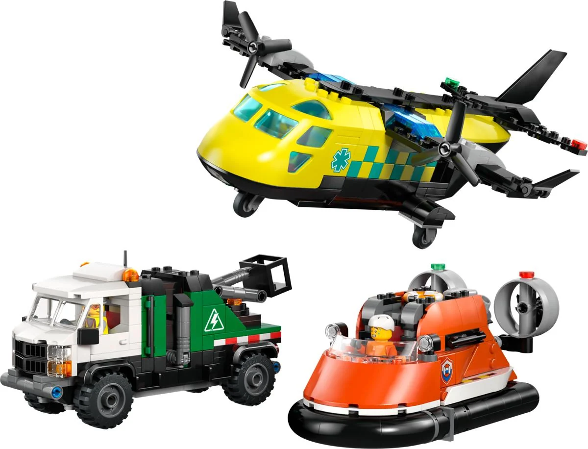 LEGO 60505 Remix aereo, camion di servizio e hovercraft - Image 5