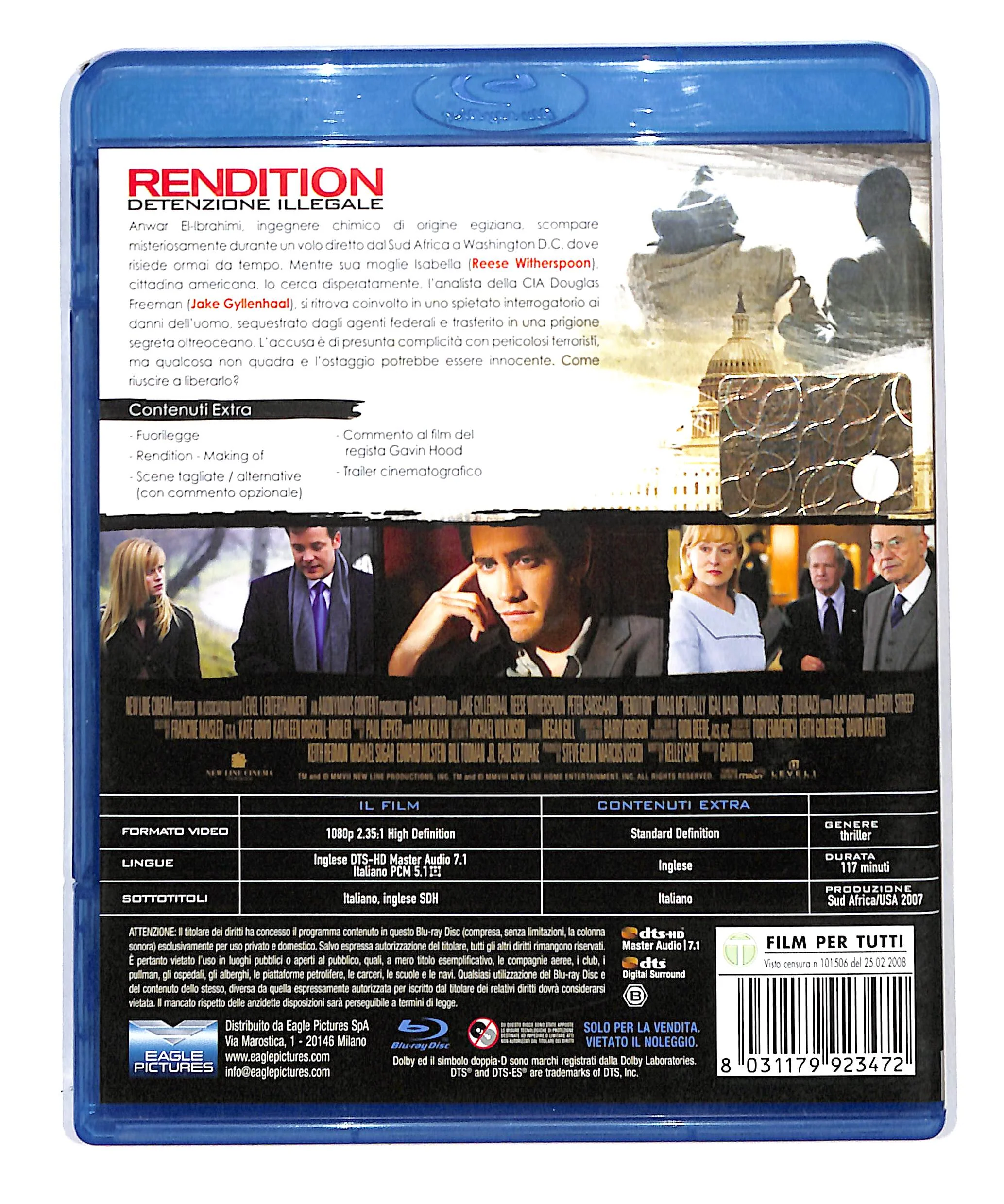 EBOND Rendition detenzione illegale BLURAY DB692232 - Image 2