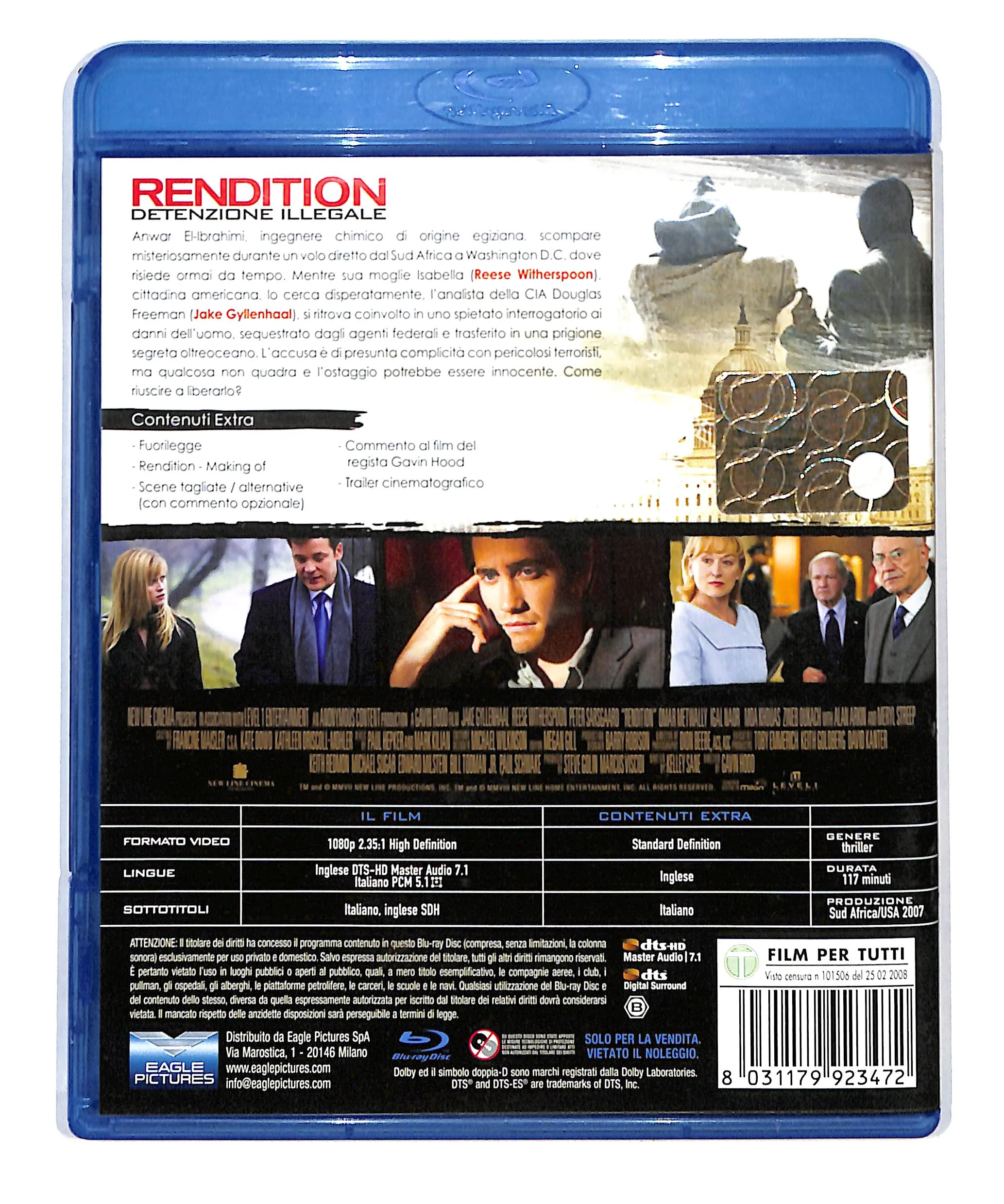 EBOND Rendition detenzione illegale BLURAY DB715469 - Image 2