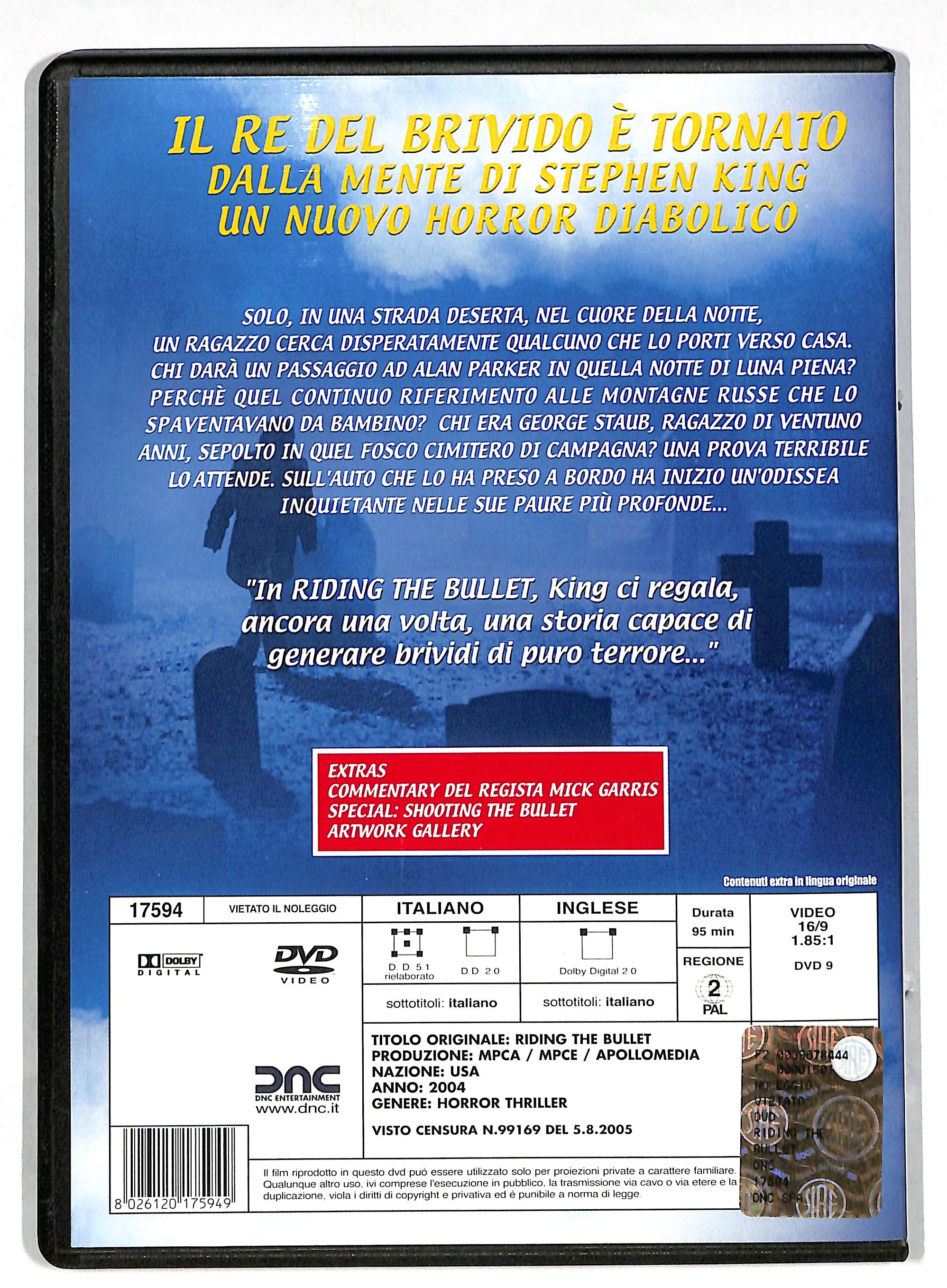 EBOND Riding the Bullet NOLEGGIO DVD DB744147 - Image 2