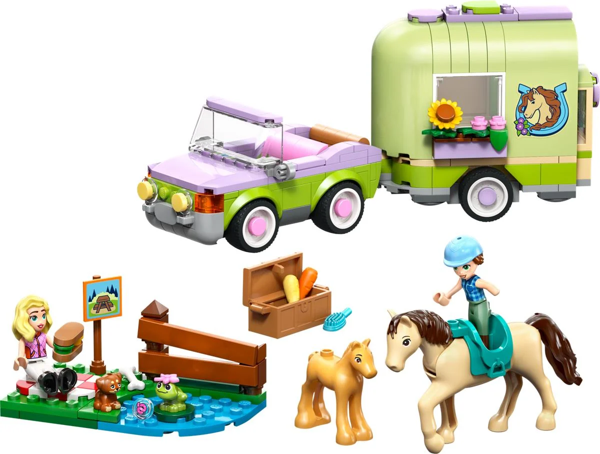 LEGO 42695 Rimorchio per cavallo e puledro - Image 3