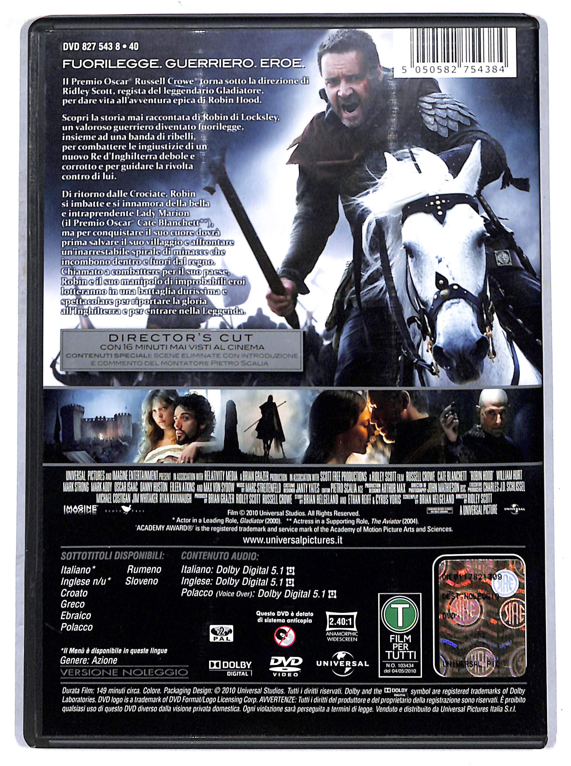 EBOND robin hood NOLEGGIO DVD DB747617 - Image 2