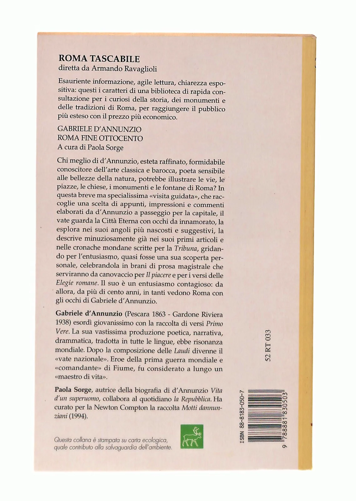 EBOND Roma Fine Ottocento Gabriele D Annunzio Newton Libro LI047253 - Image 2