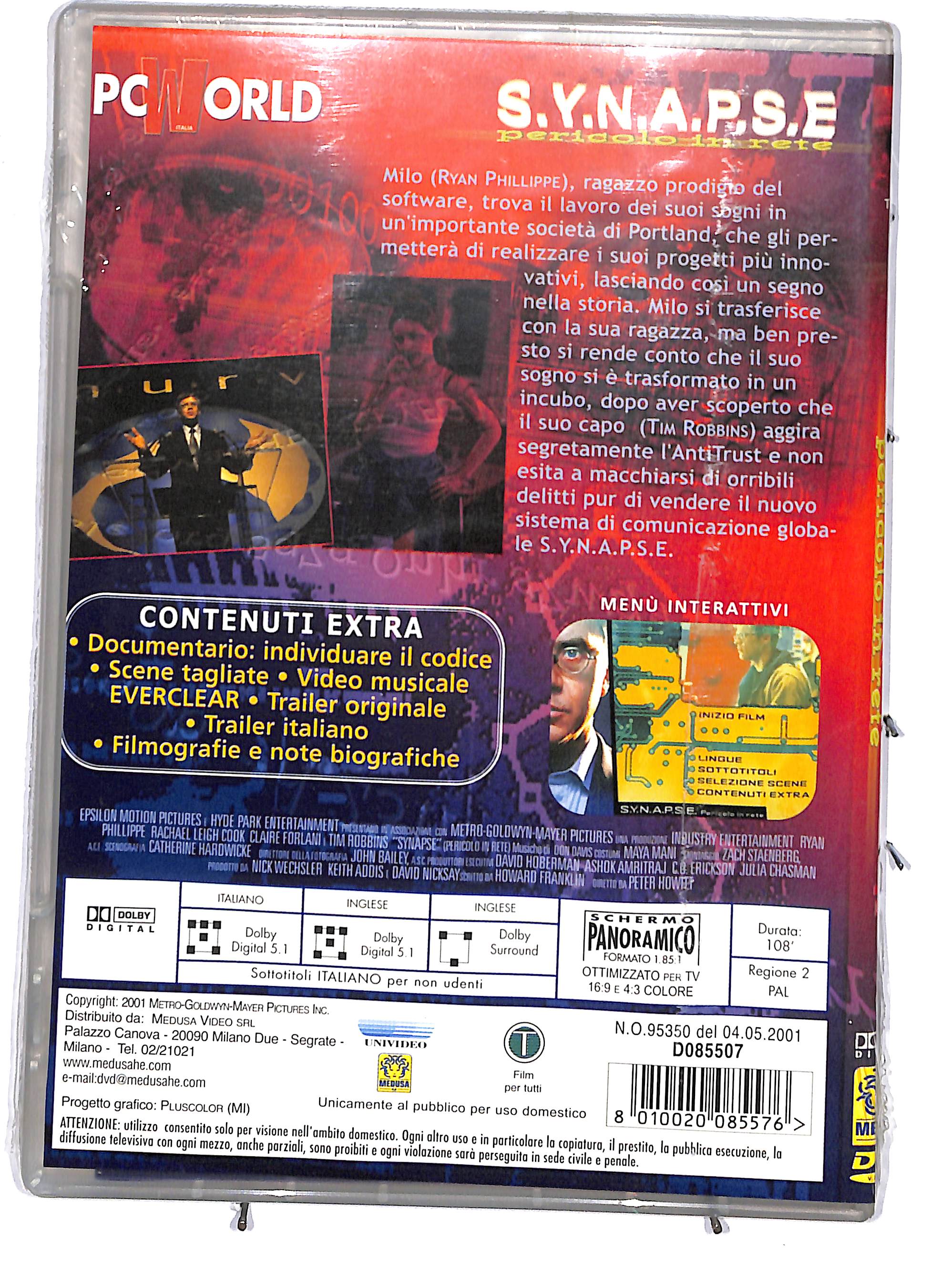 EBOND s.y.n.a.p.s.e - pericolo in rete DVD DB692911 - Image 2