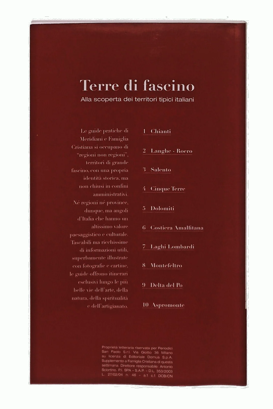EBOND Salento Terre Di Fascino Meridiani Famiglia Crsitiana Libro LI048259 - Image 2
