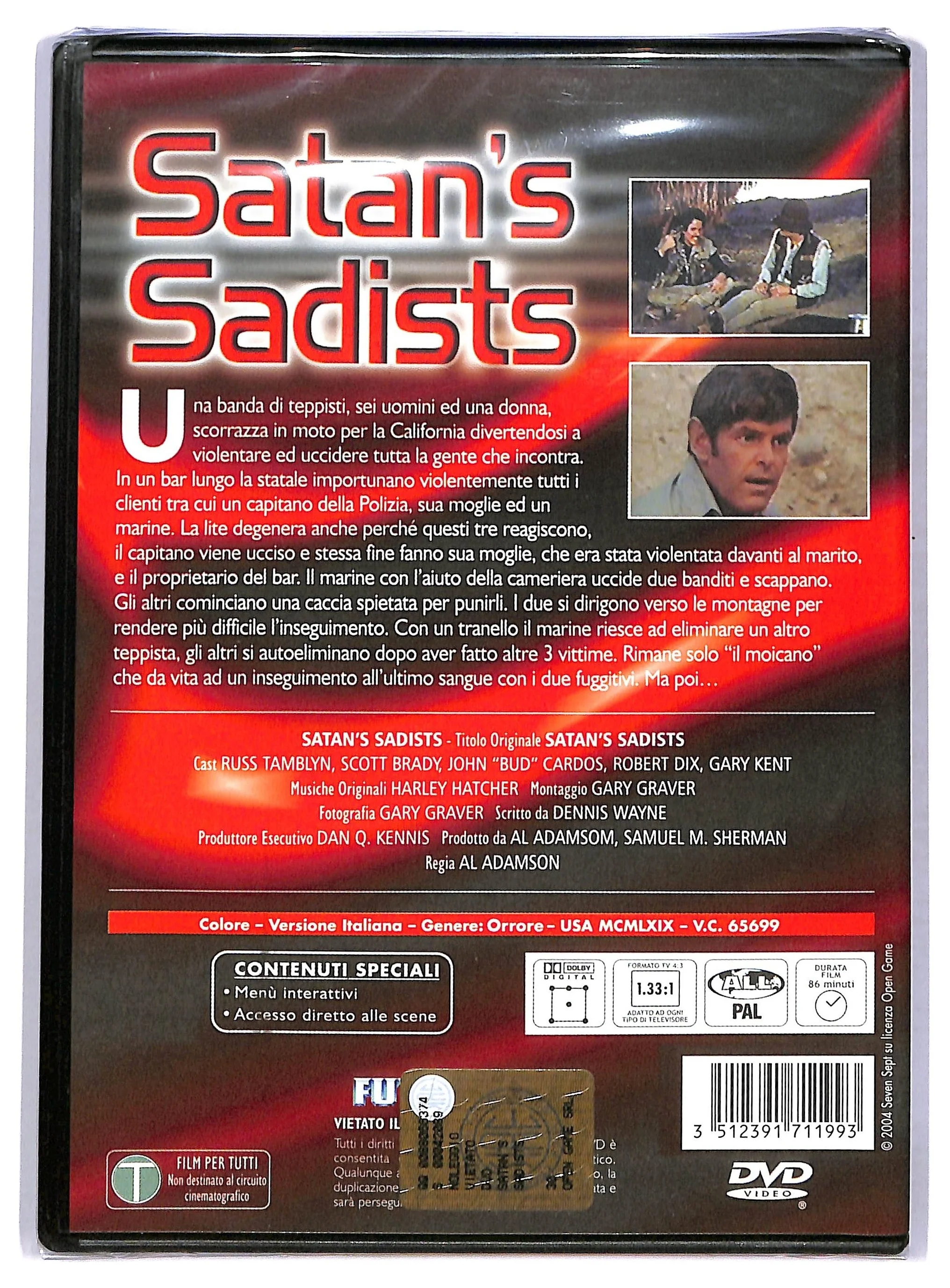 EBOND Satan's sadists DVD DB755850 - Image 2