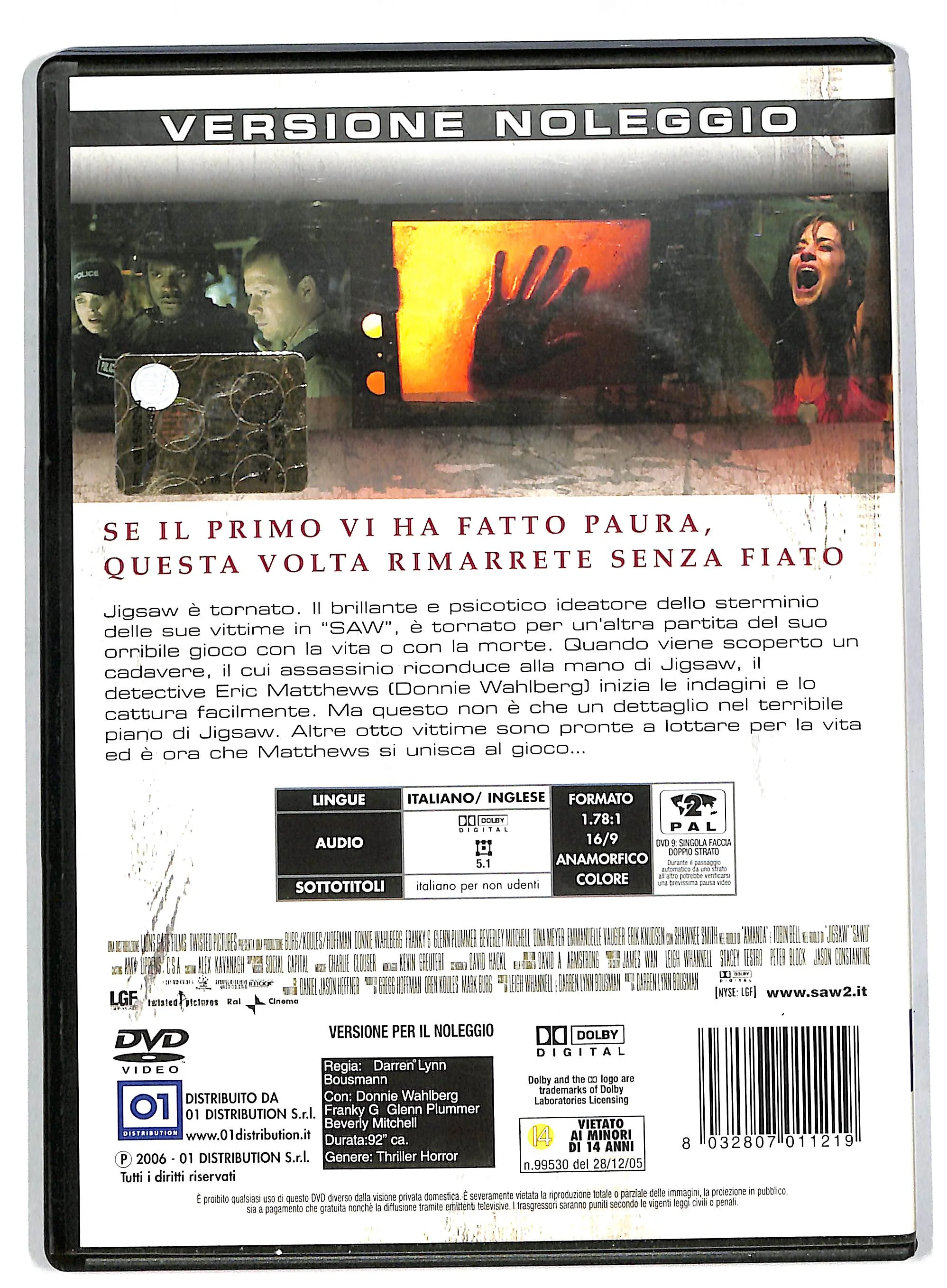 EBOND Saw 2 - La soluzione dell'enigma NOLEGGIO DVD DB690157 - Image 2