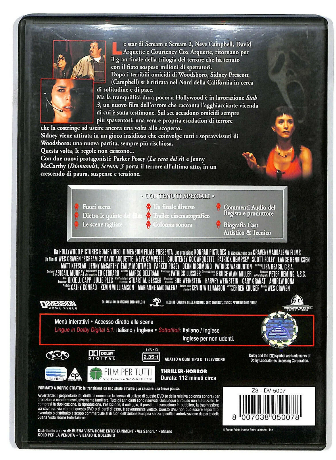 EBOND Scream 3 NOLEGGIO DVD DB757306 - Image 2