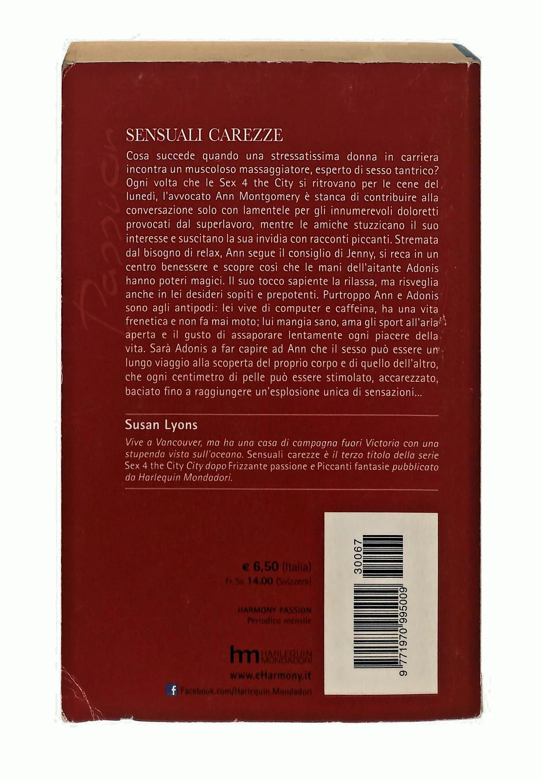 EBOND Sensuali Carezze Susan Lyons Harmony Libro LI048289 - Image 2