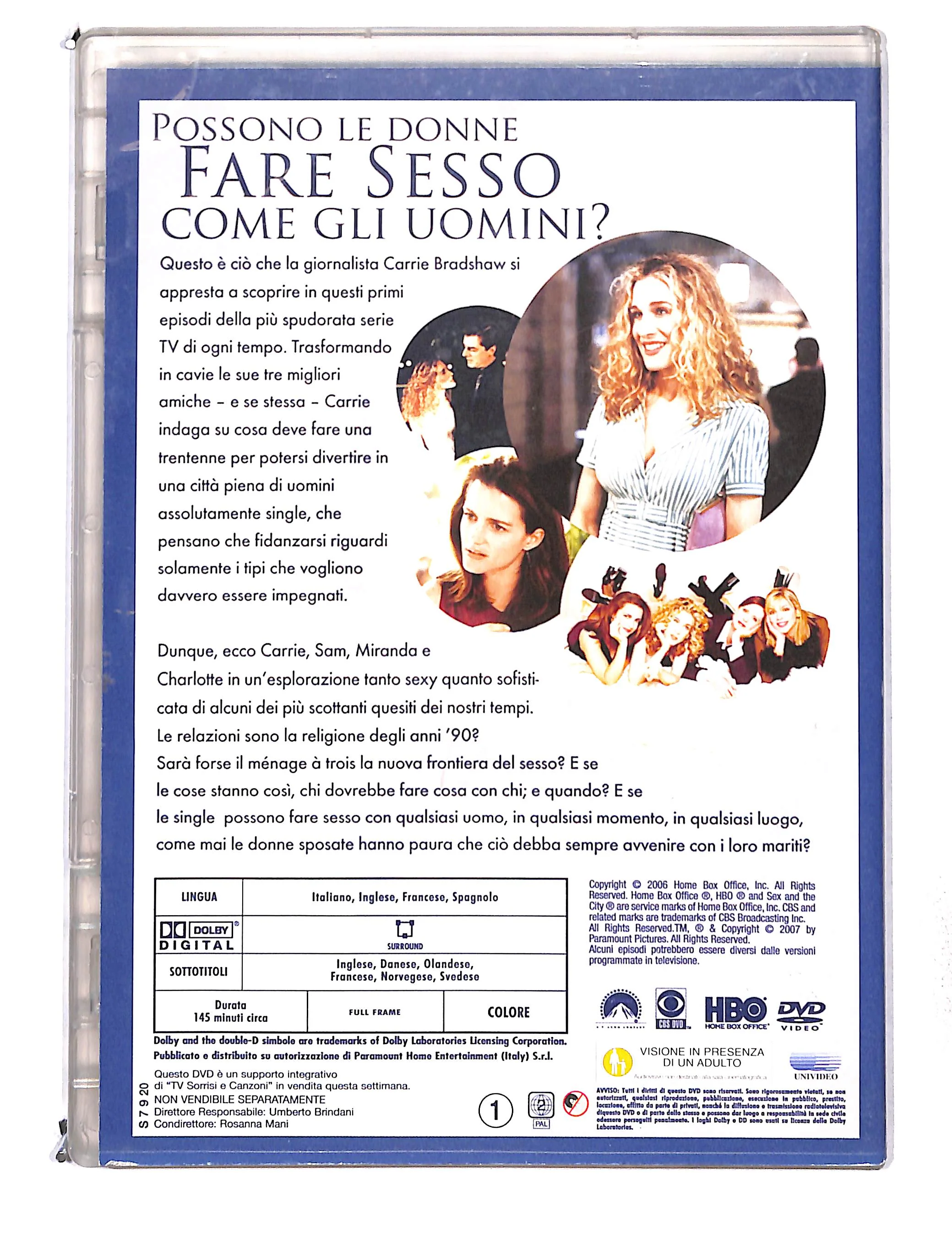 EBOND Sex and the city stagione 1 disco 1 EDITORIALE SLIMCASE DVD DB768447 - Image 2