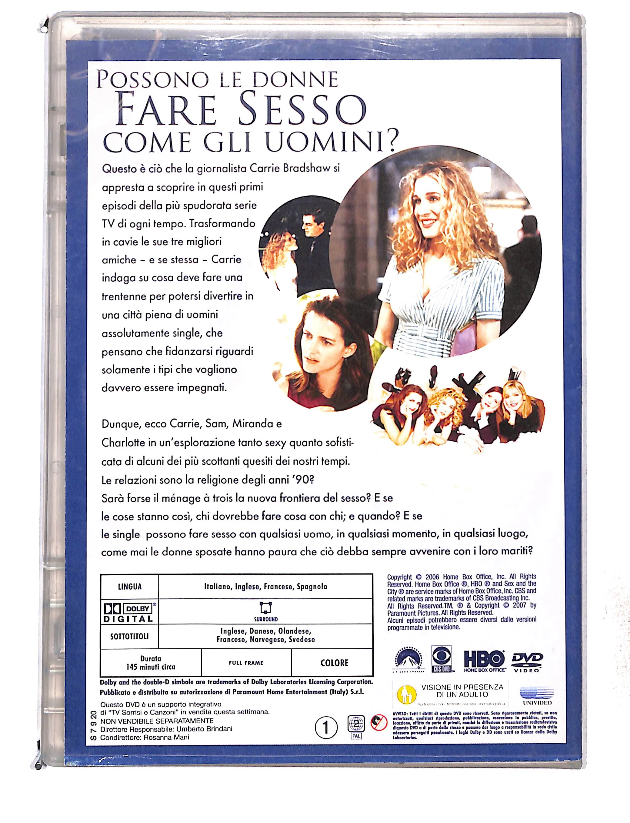 EBOND Sex and the City Stagione 1 disco uno episodi 1-6 EDITORIALE DVD DB761435 - Image 2
