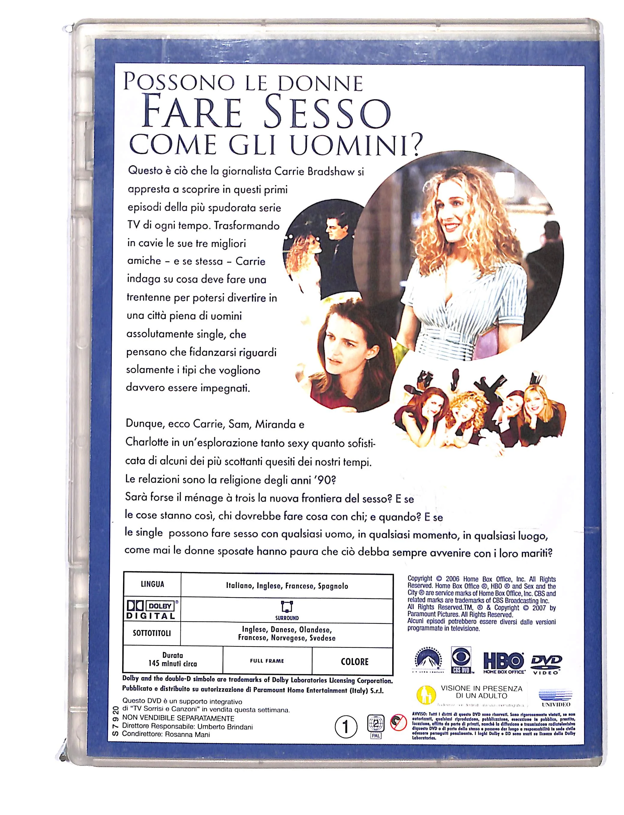 EBOND Sex and the City stagione 1 disco uno eps 1-6 EDITORIALE DVD DB723826 - Image 2