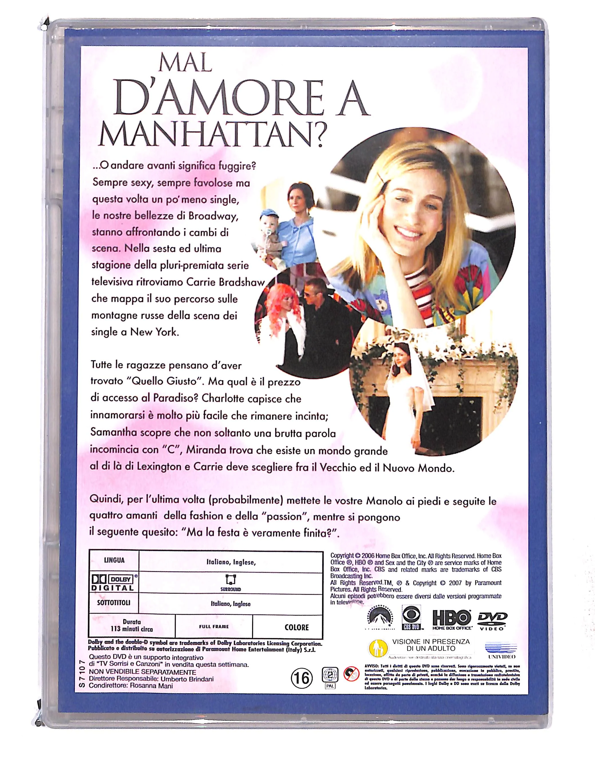EBOND Sex and the City stagione 6 disco tre episodi 9-12 EDITORIALE DVD DB768457 - Image 2