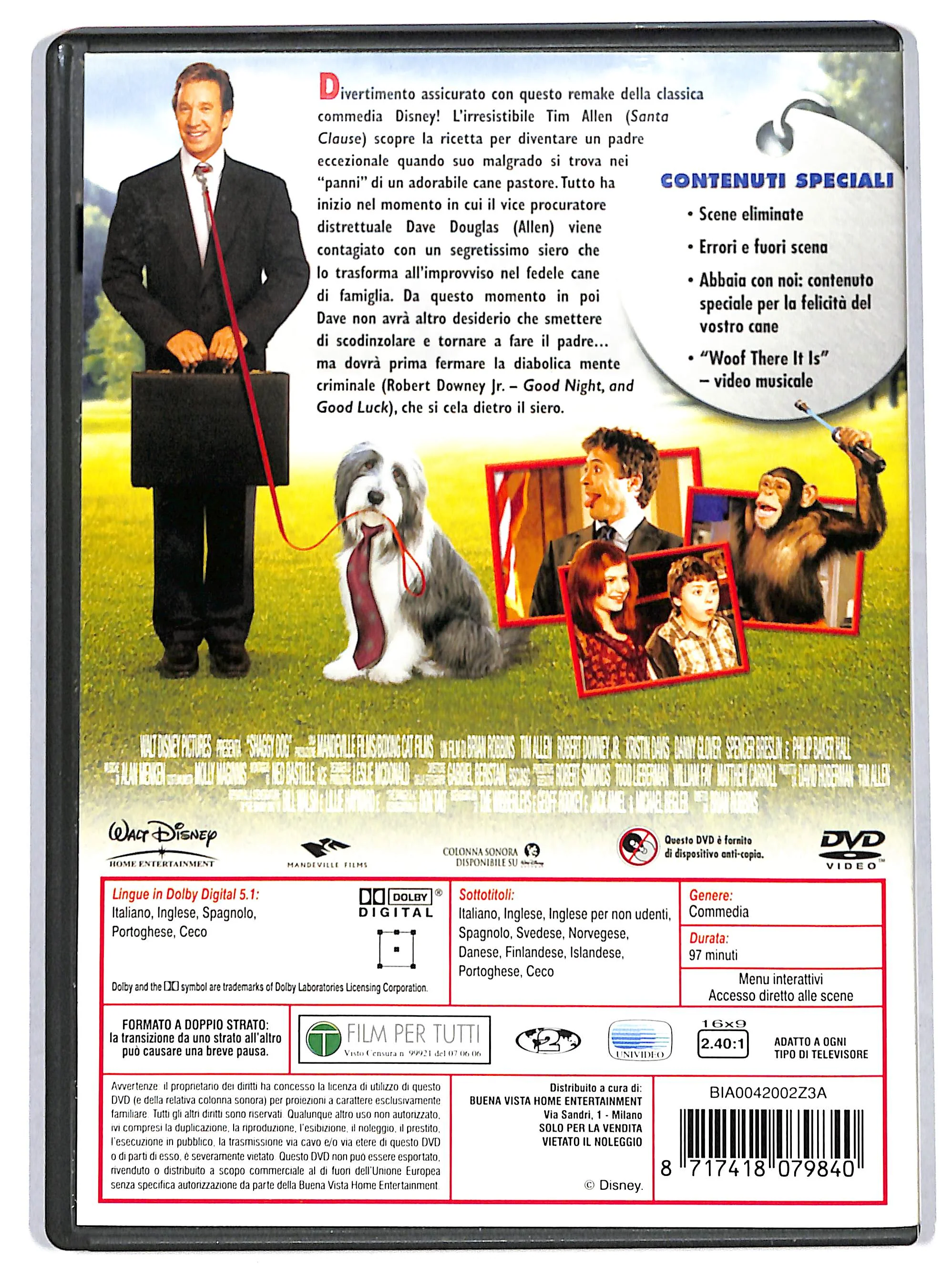 EBOND Shaggy Dog - Papa Che Abbaia... Non Morde NOLEGGIO DVD DB738647 - Image 2