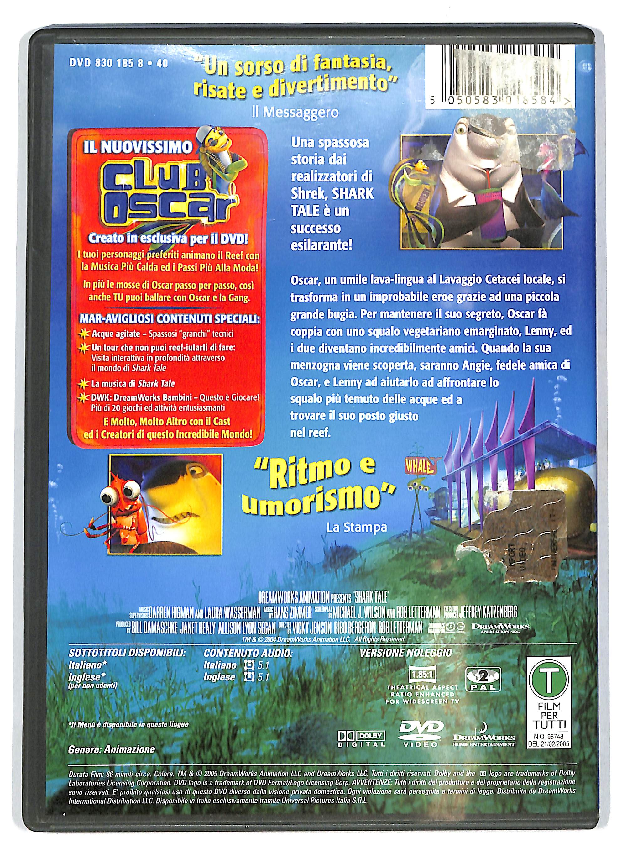 EBOND Shark Tale NOLEGGIO DVD DB739942 - Image 2