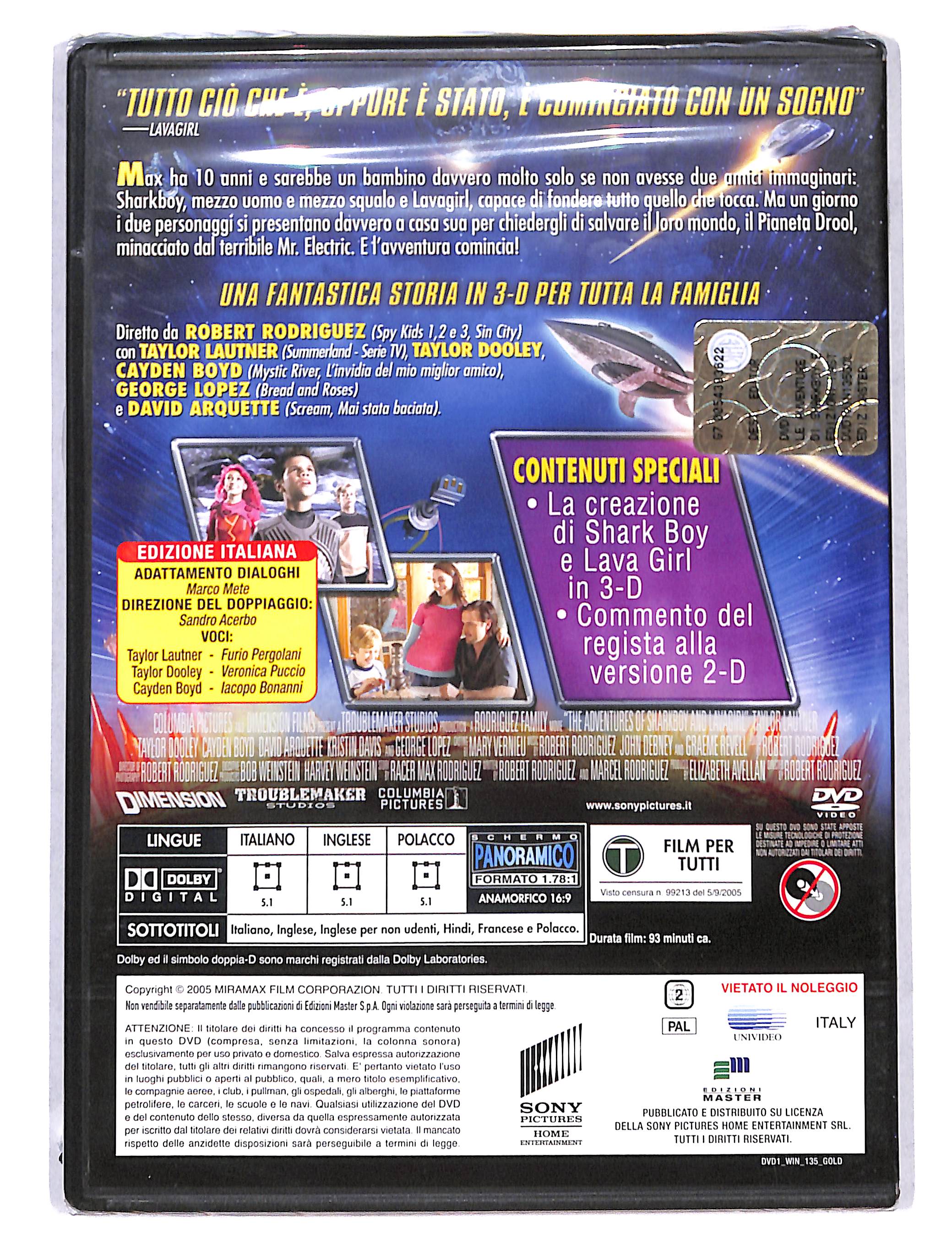 EBOND Sharkboy lavagirl 3D EDITORIALE DVD DB739347 - Image 2