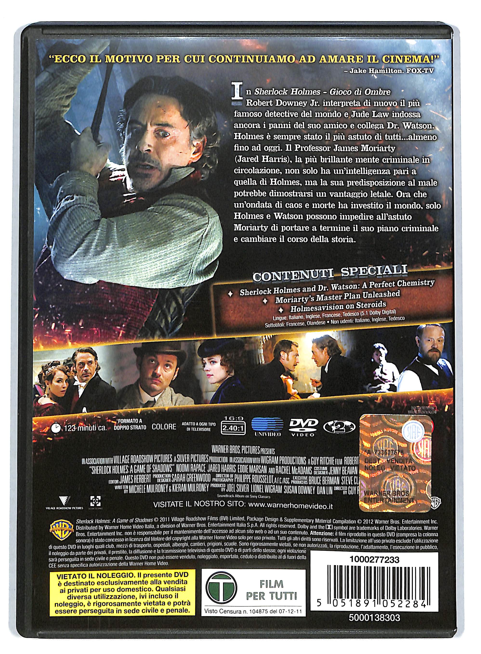 EBOND Sherlock Holmes Gioco Di Ombre DVD DB733707 - Image 2