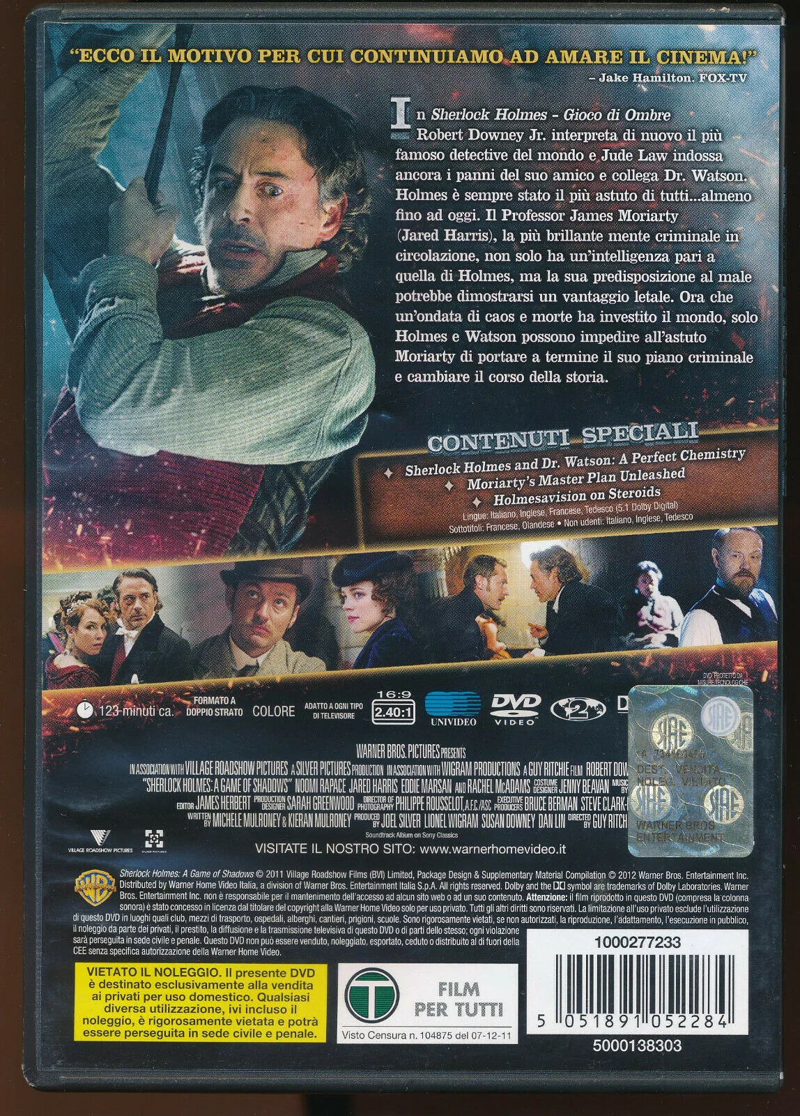 EBOND Sherlock Holmes Gioco Di Ombre NOLEGGIO DVD DB745843 - Image 2