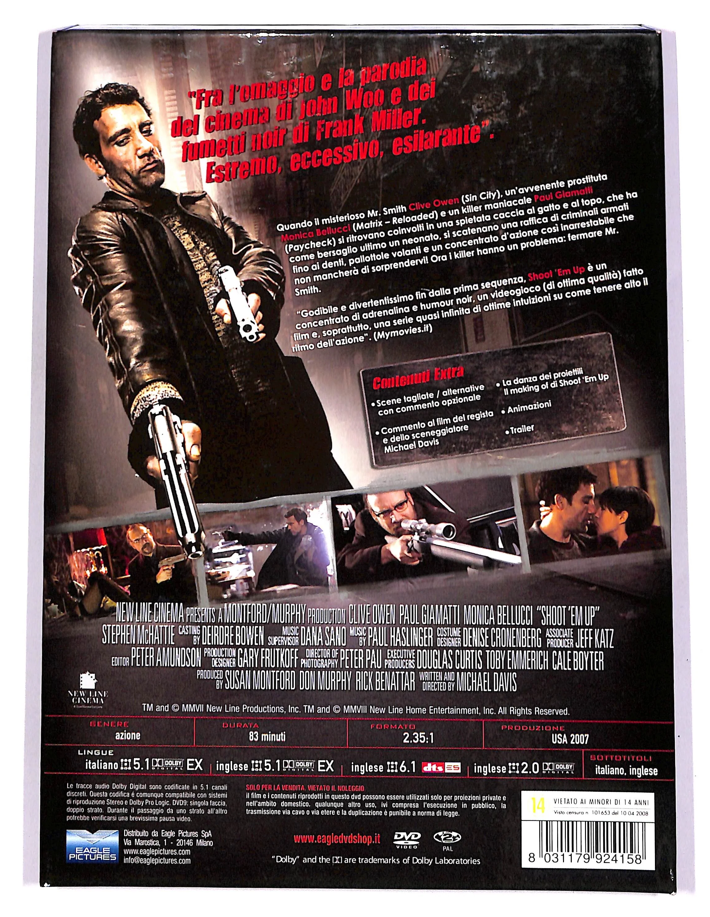 EBOND Shoot 'Em Up - Spara o muori! DIGIPACK DVD DB778953 - Image 2