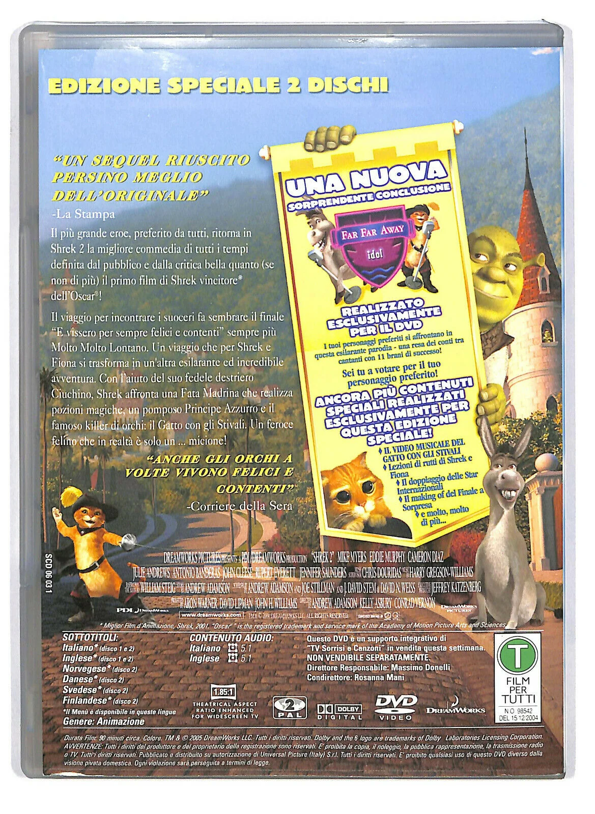 EBOND Shrek 2 EDizione Speciale 2 Dischi Editoriale DVD DB738854 - Image 2