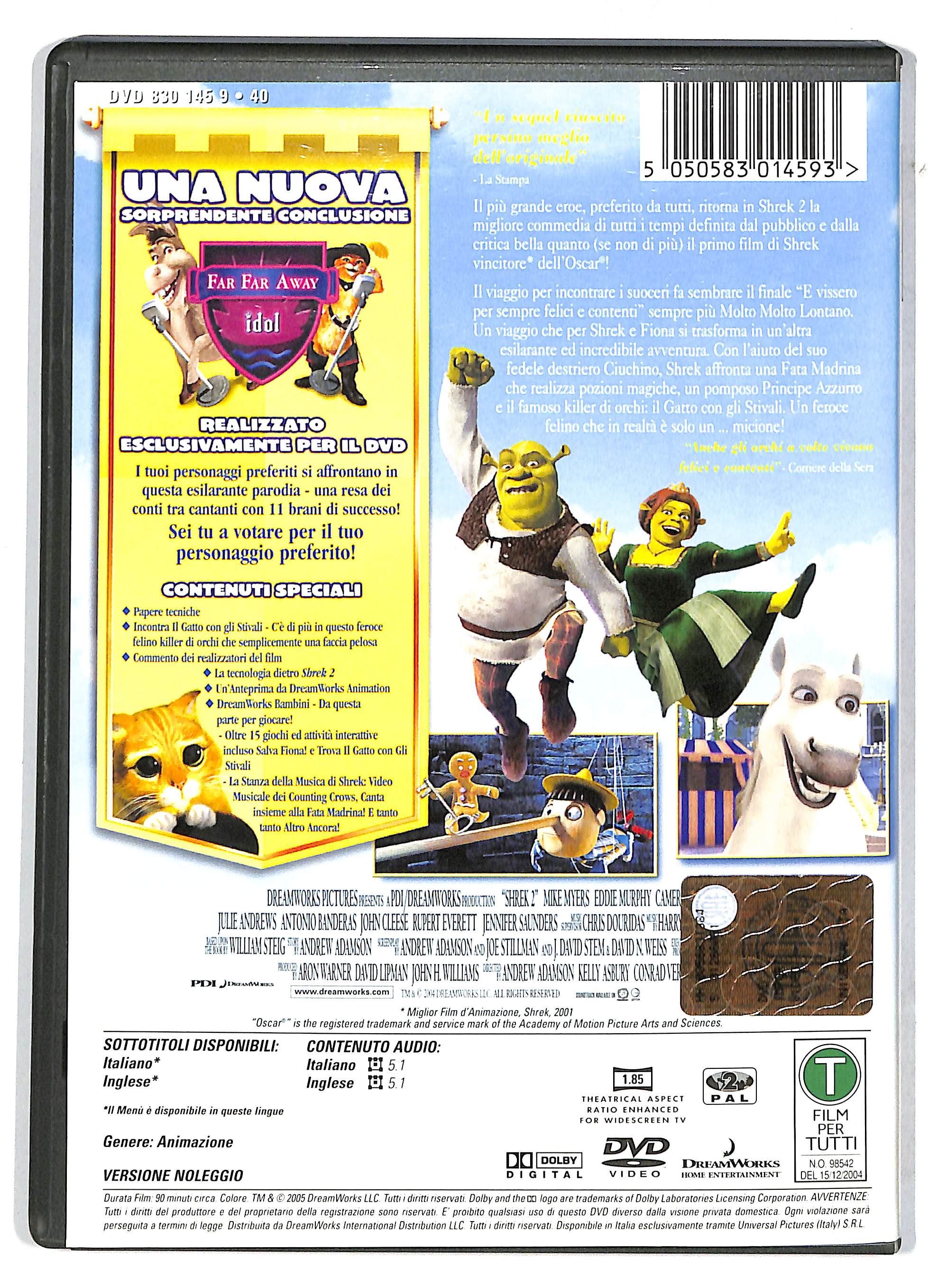 EBOND Shrek 2 NOLEGGIO DVD DB741104 - Image 2