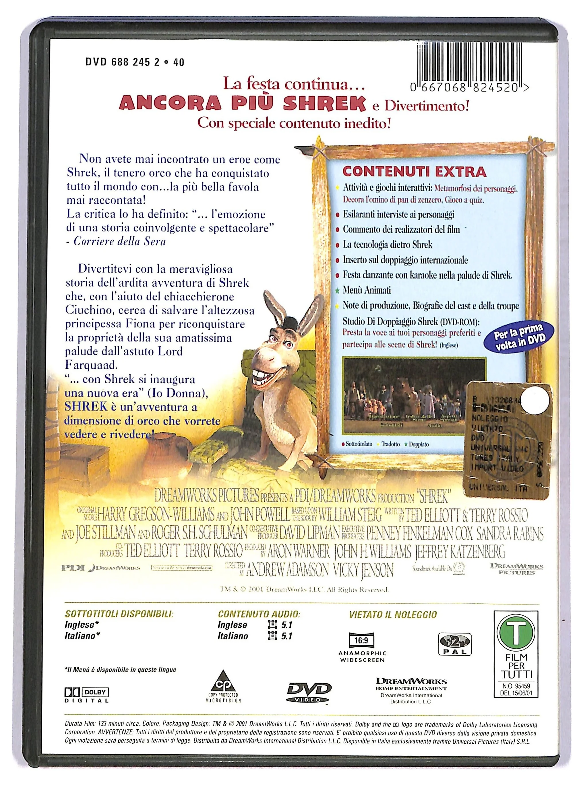 EBOND shrek NOLEGGIO DVD DB734946 - Image 2