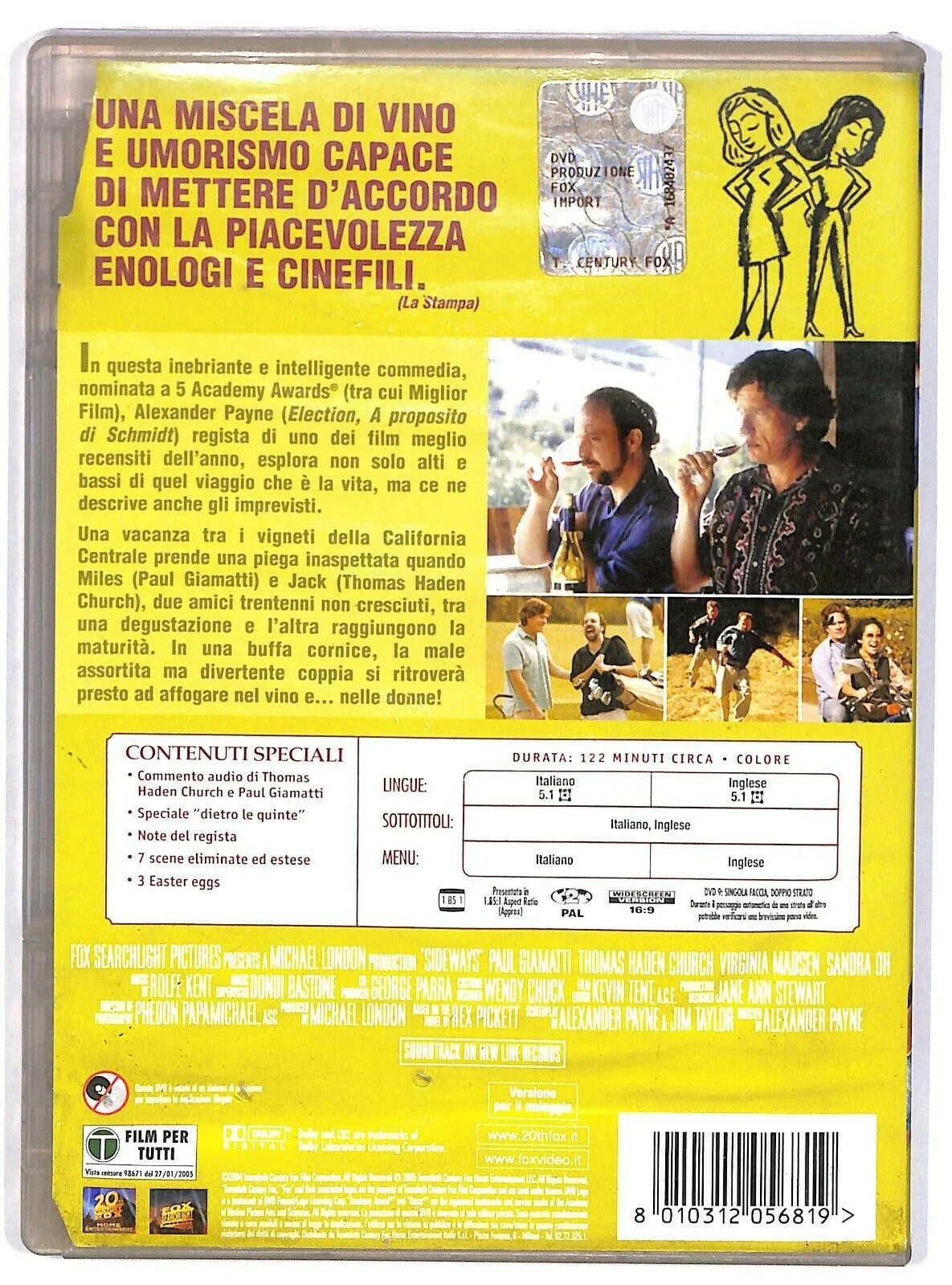 EBOND Sideways - In Viaggio Con Jack Ex Noleggio DVD DB739138 - Image 2
